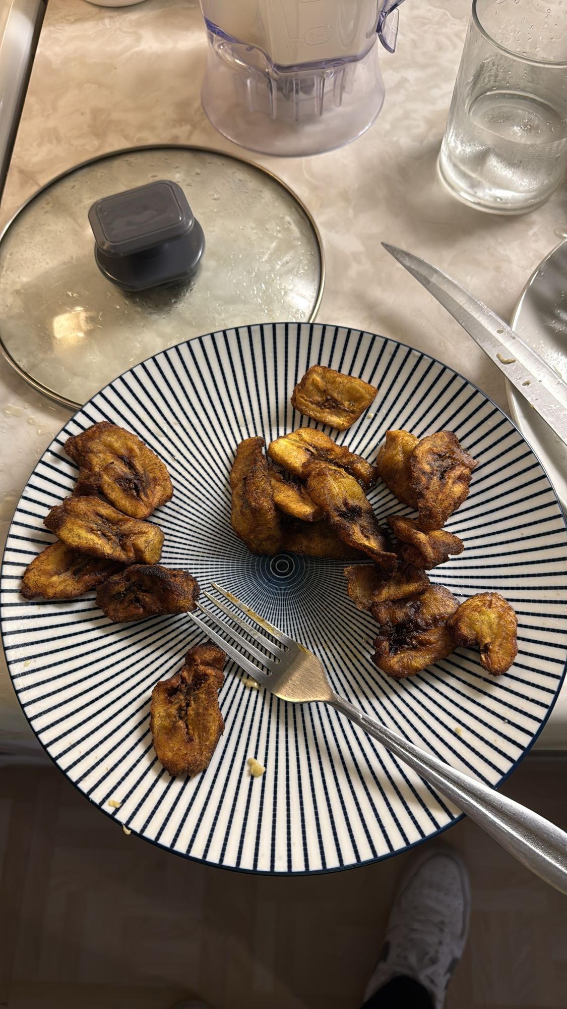 Bananes plantains frites