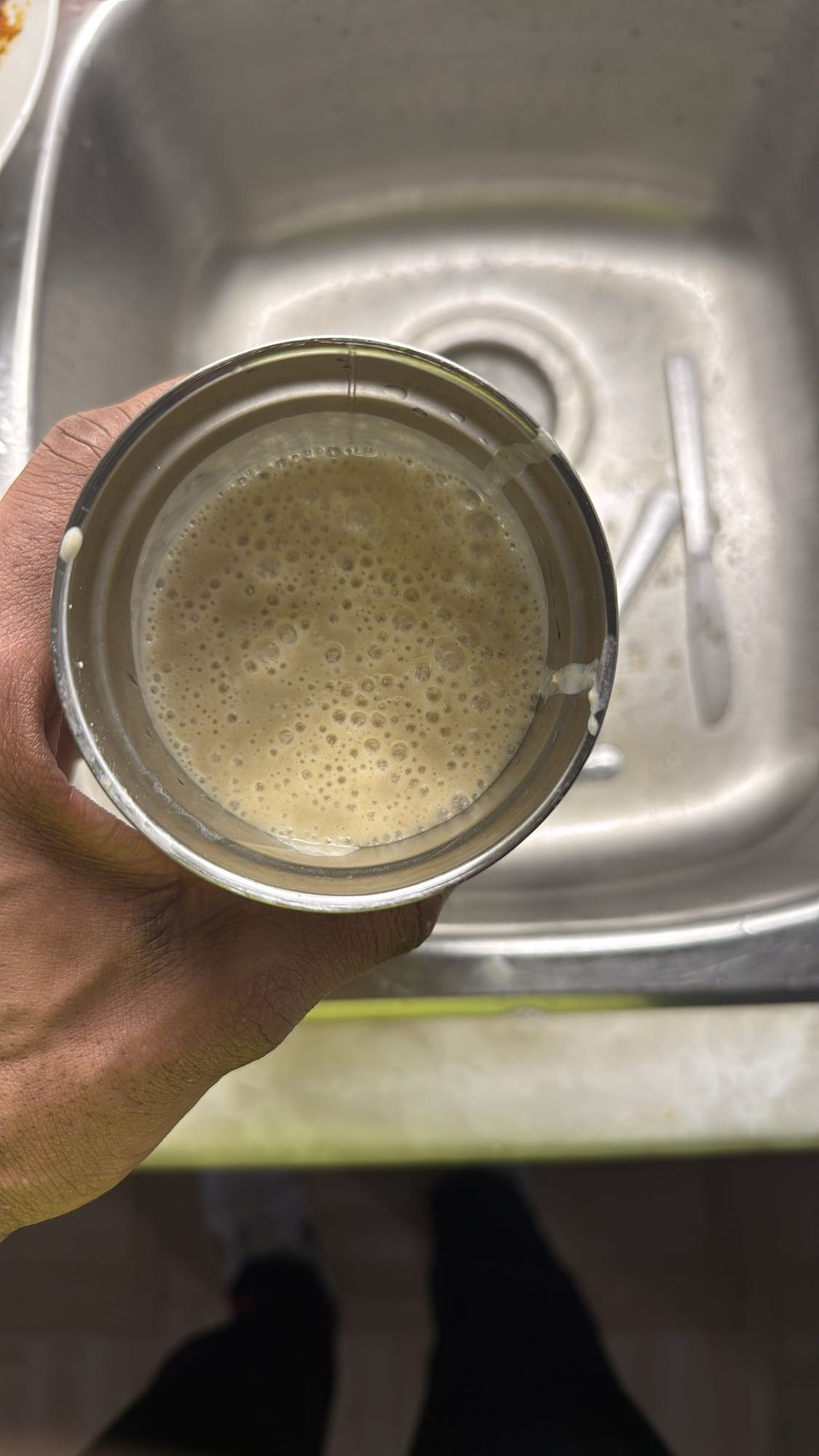 Smoothie banane lait