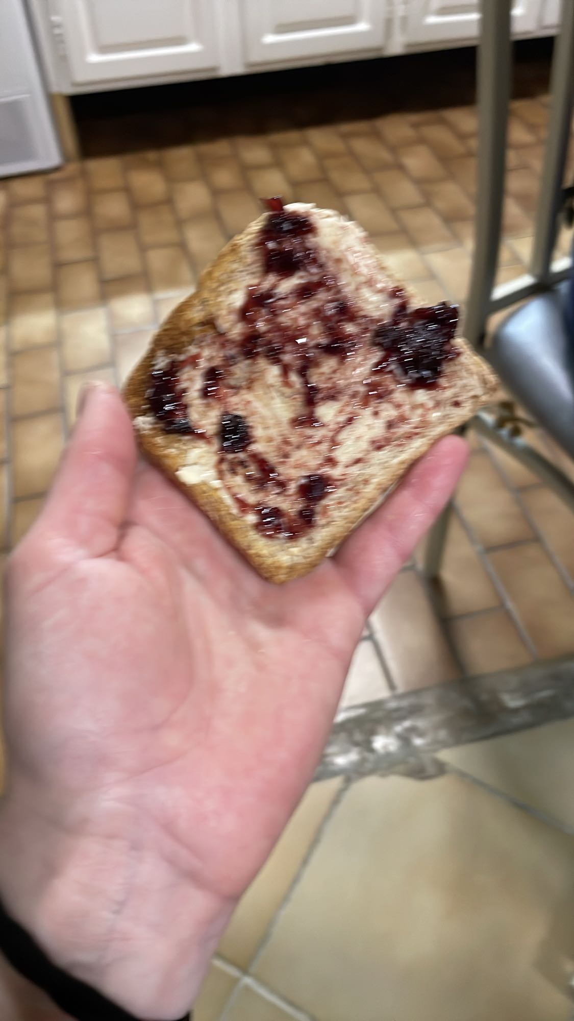 Tartine confiture beurre