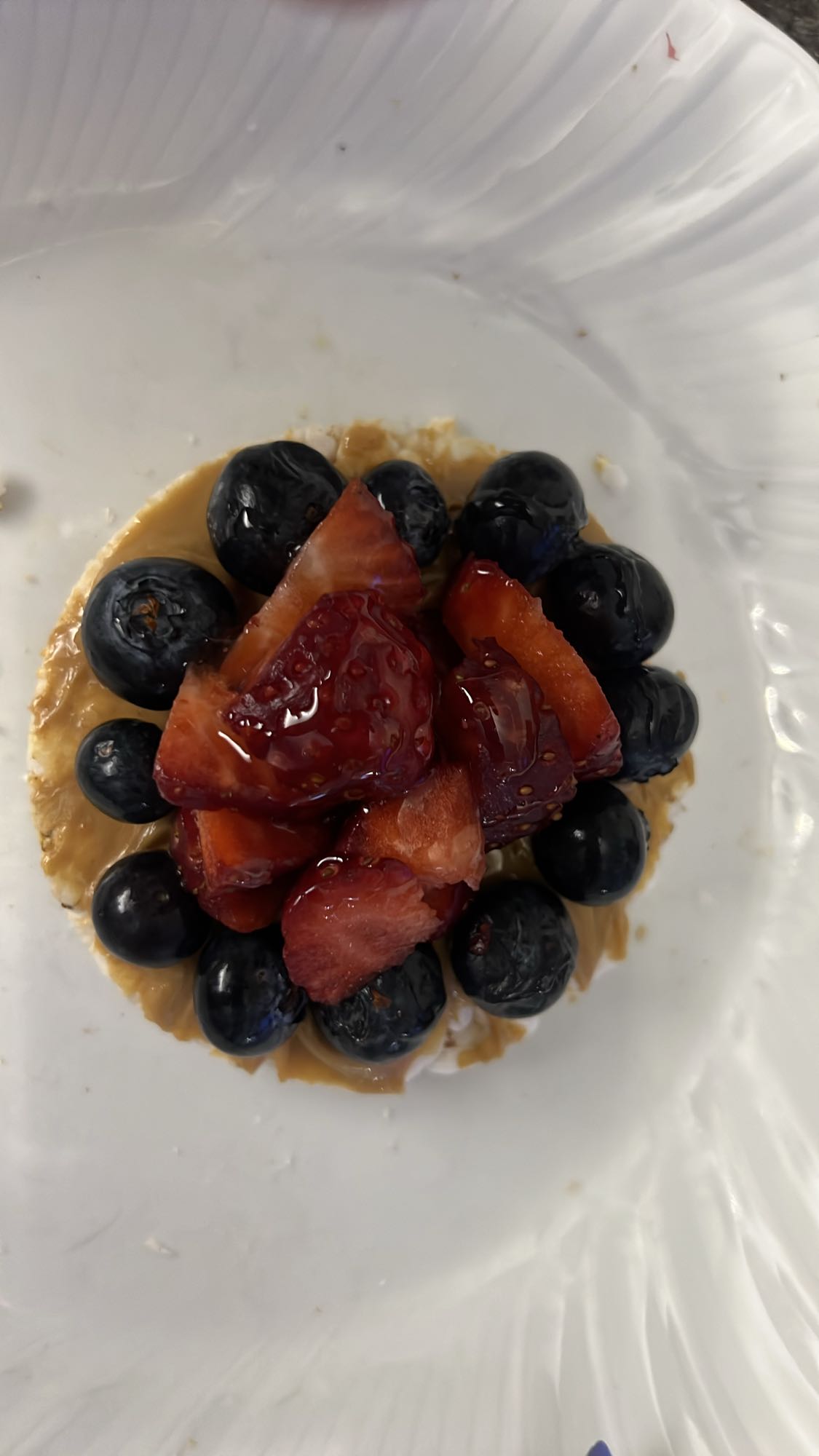 Peanut Butter Fruit Rice Cake