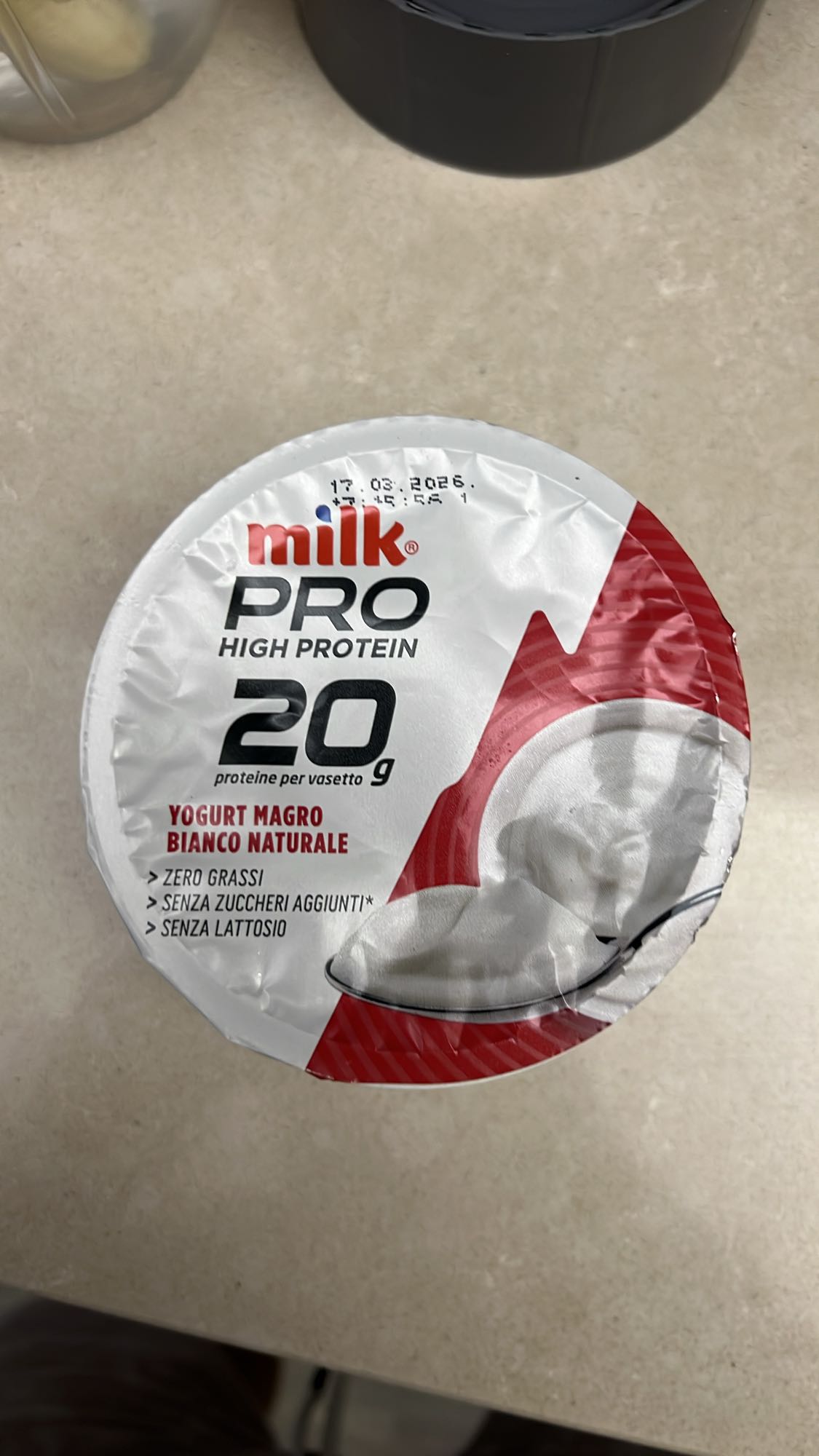 Yogurt magro proteico