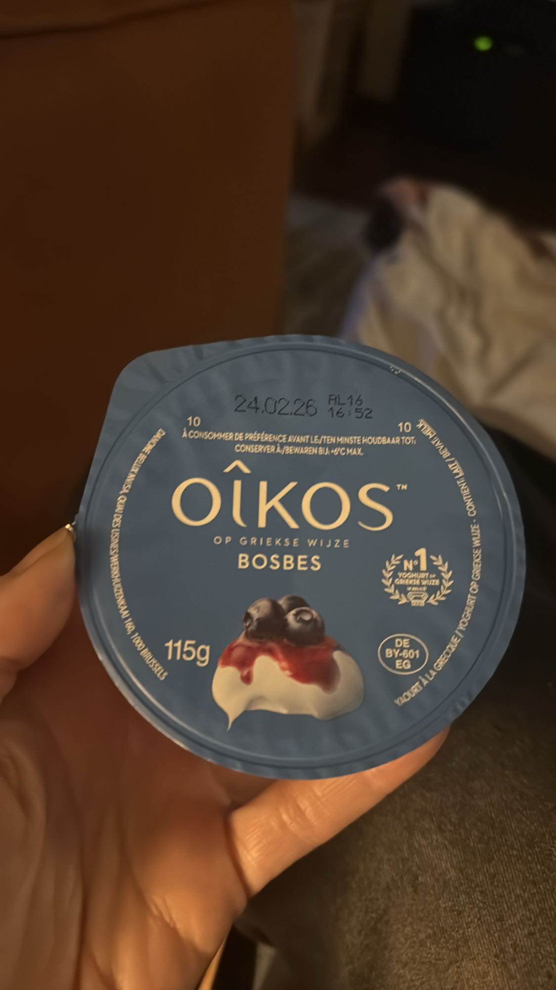 Oikos bosbes yoghurt