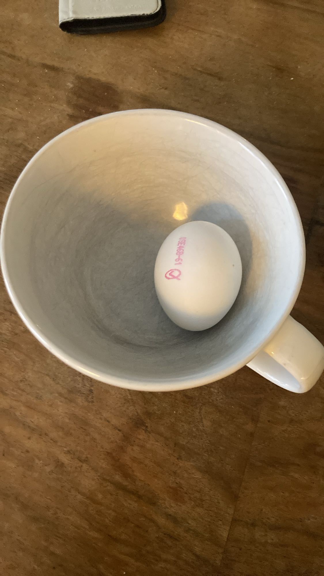 Kokt ägg i kopp