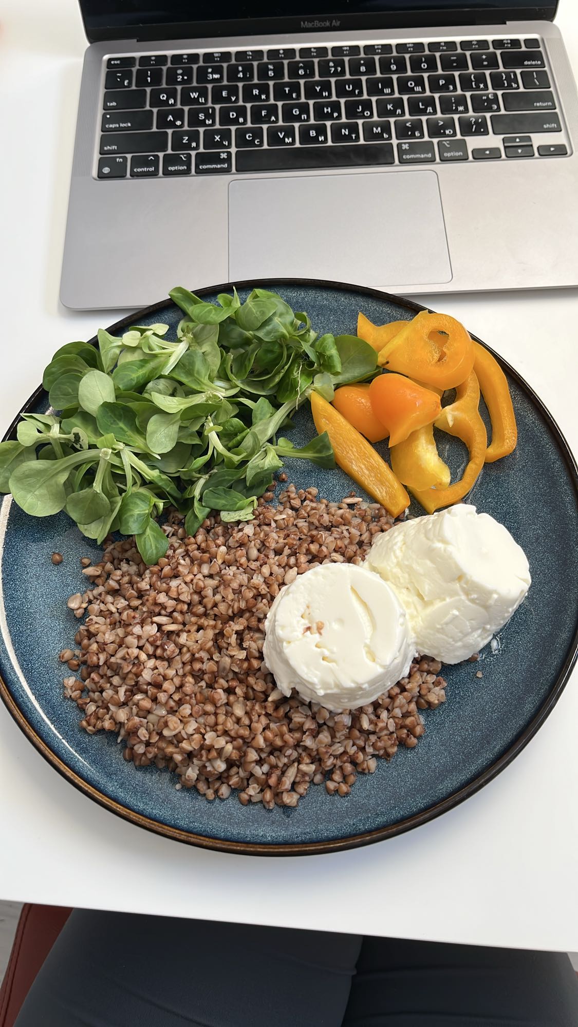Buckwheat Cheese Salad Plate