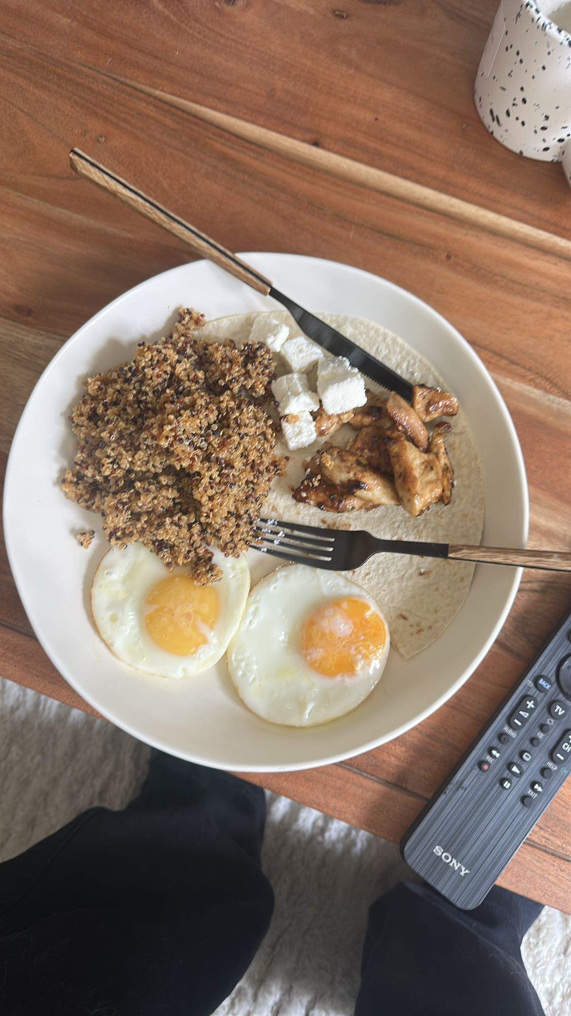Assiette protéinée brunch