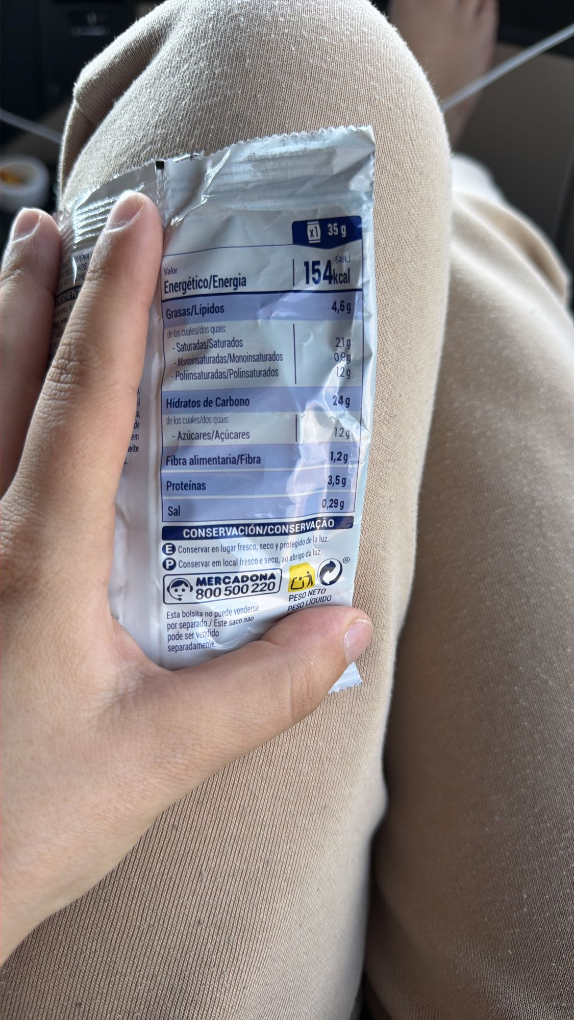 Gustare dulce ambalată