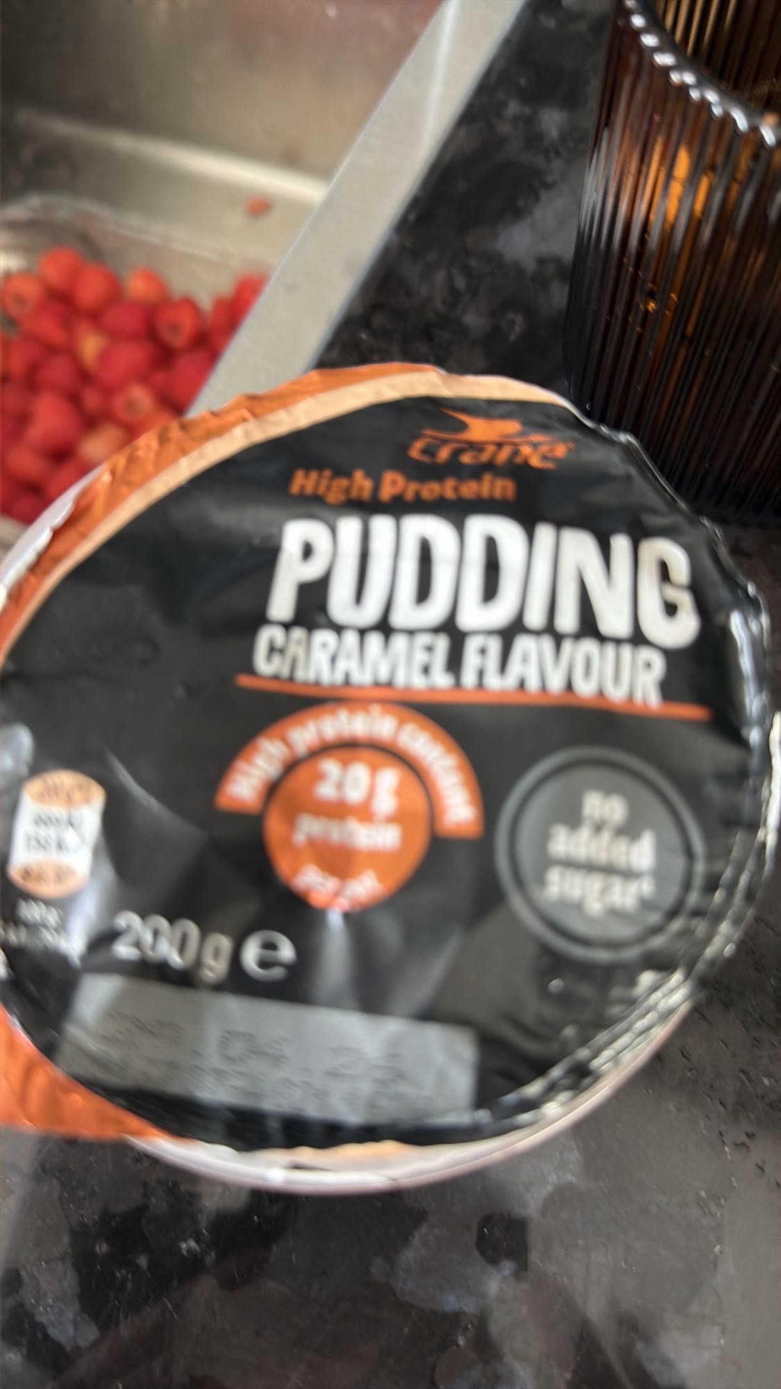 Karamell Proteinpudding