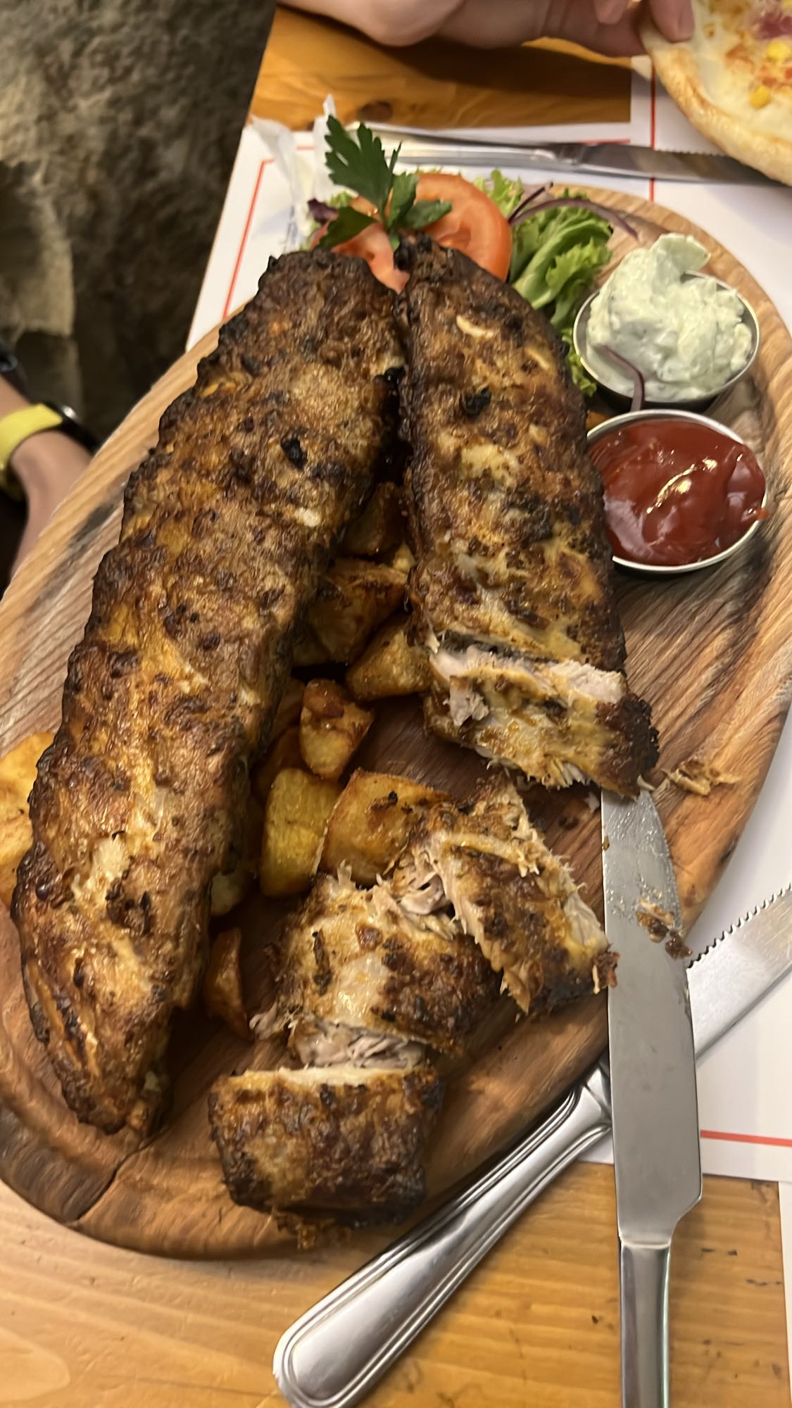 Coaste de porc cu cartofi