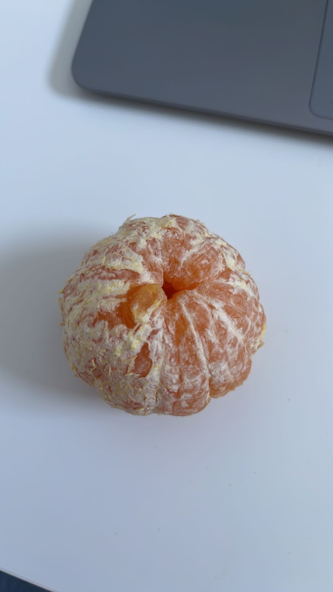 Peeled mandarin