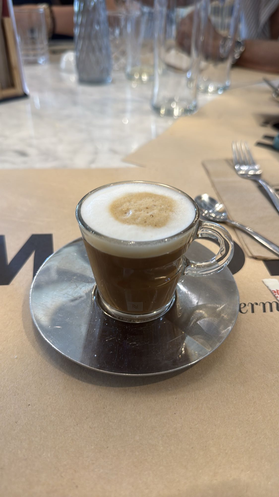 café cortado