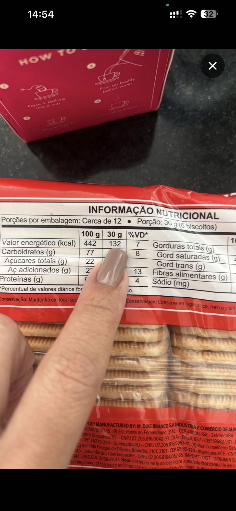 Biscoito doce simples