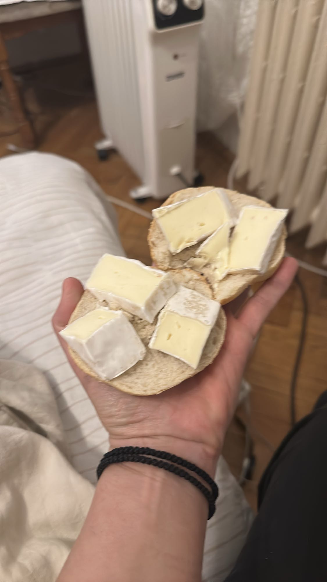 Bagel with Brie Cheese