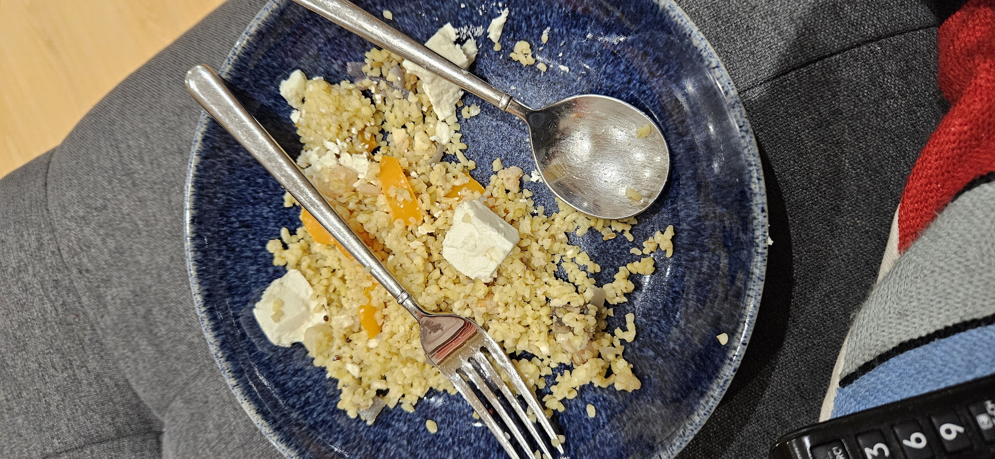 Bulgur feta salad