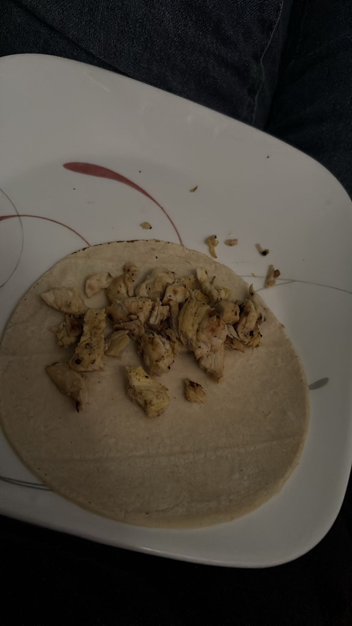 taco de pollo sencillo