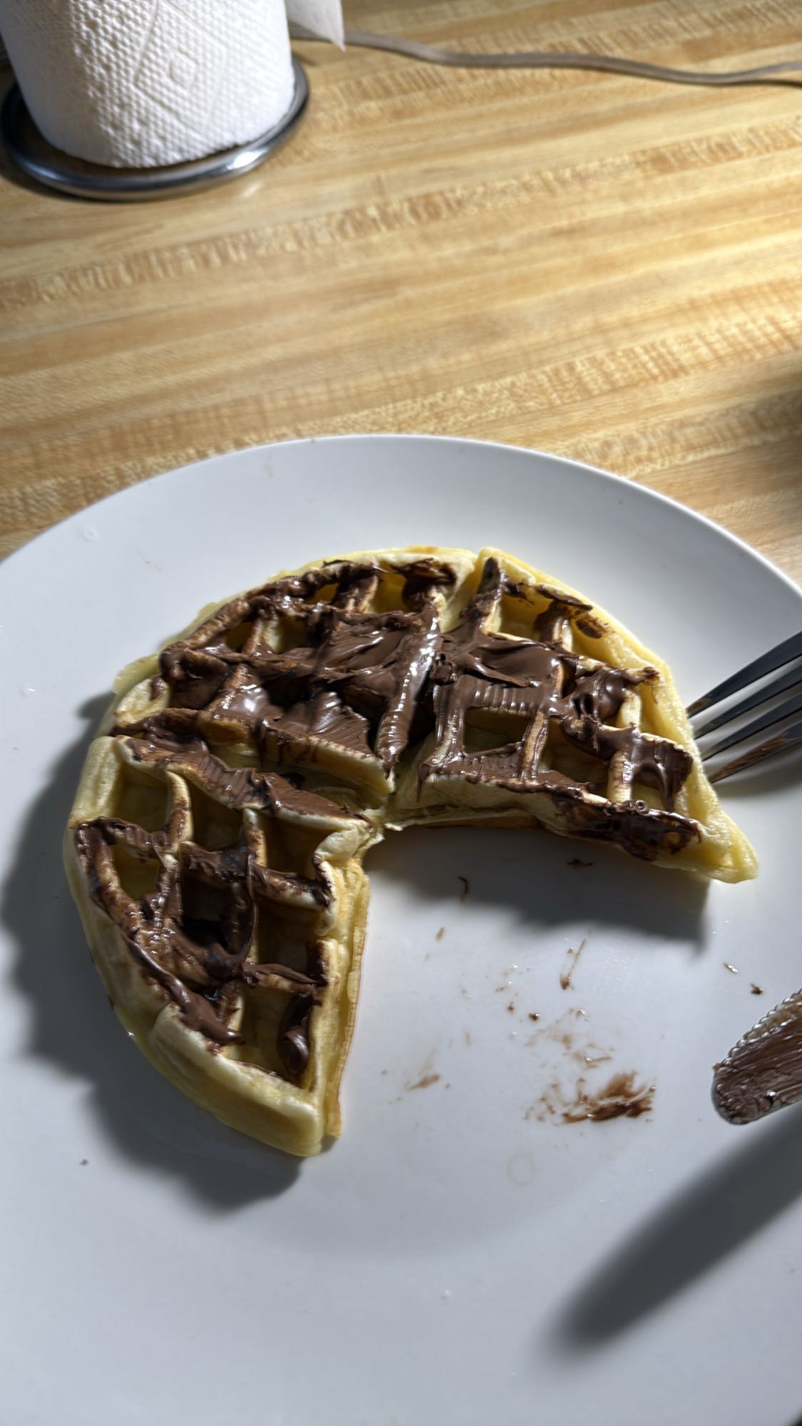 Gaufre au chocolat