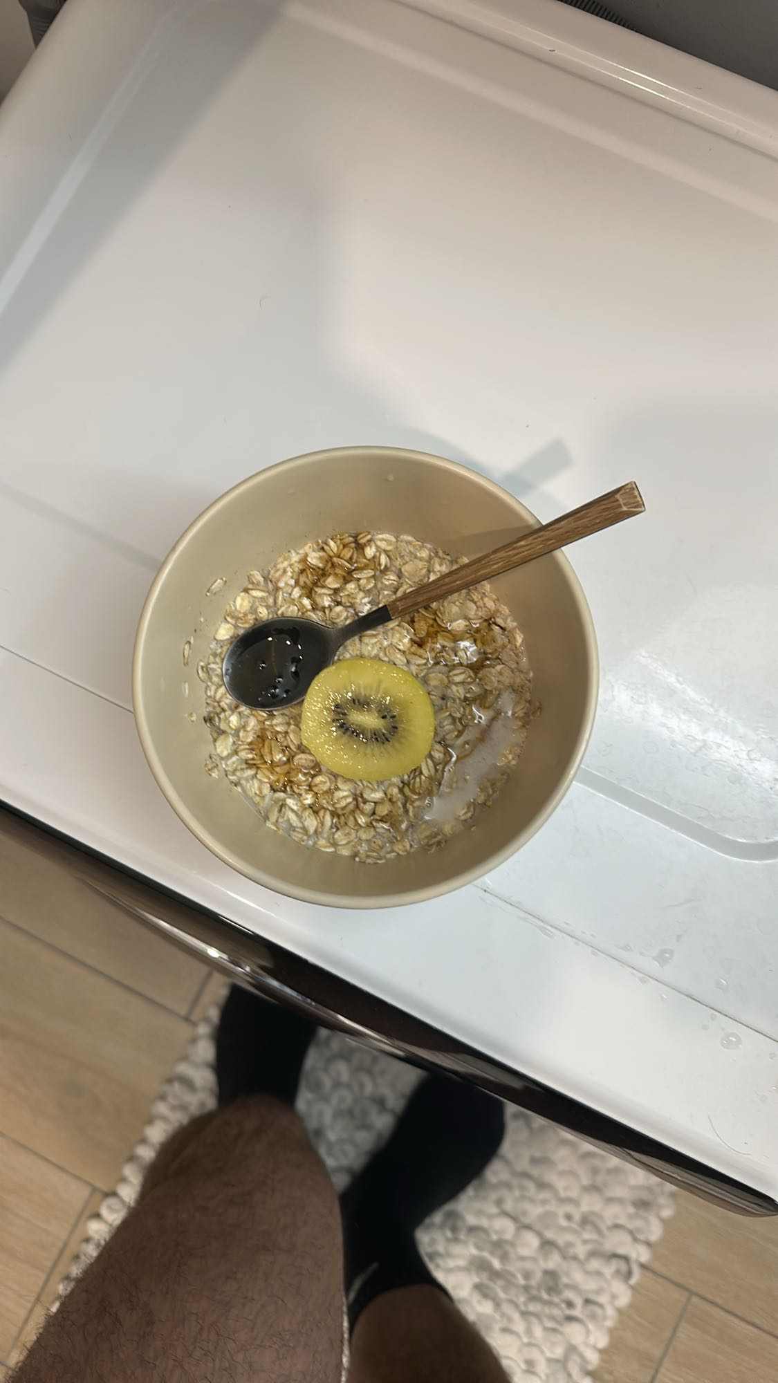 flocons d'avoine au kiwi