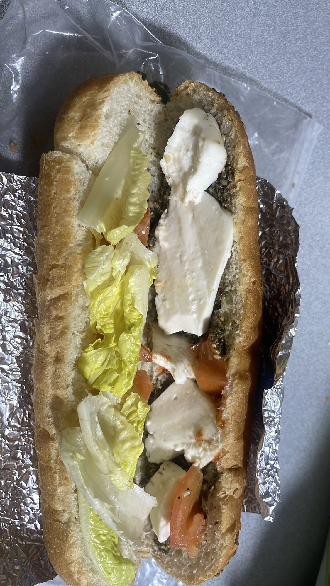 Mozzarella Veggie Sub