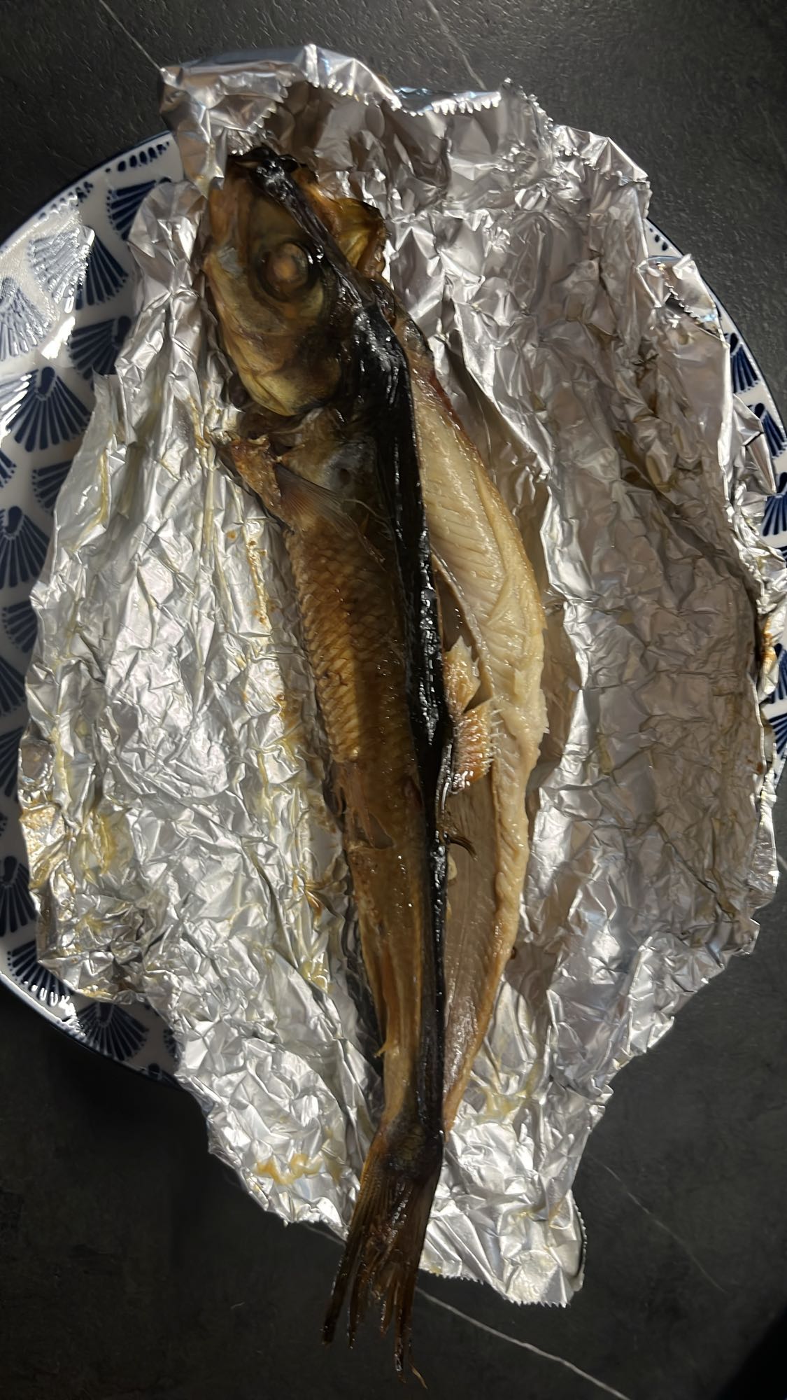 Poisson fumé au four