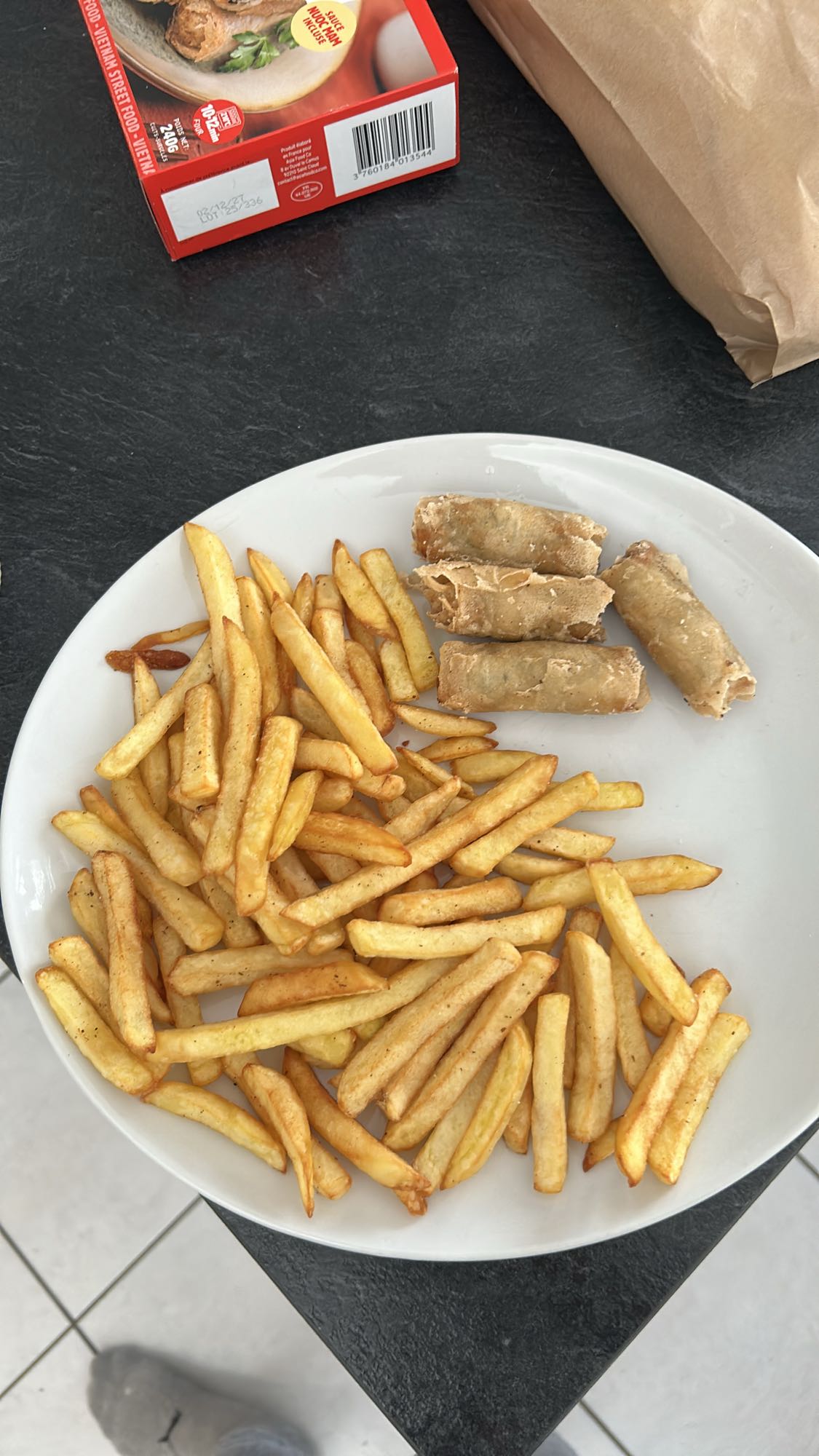 Frites et nems