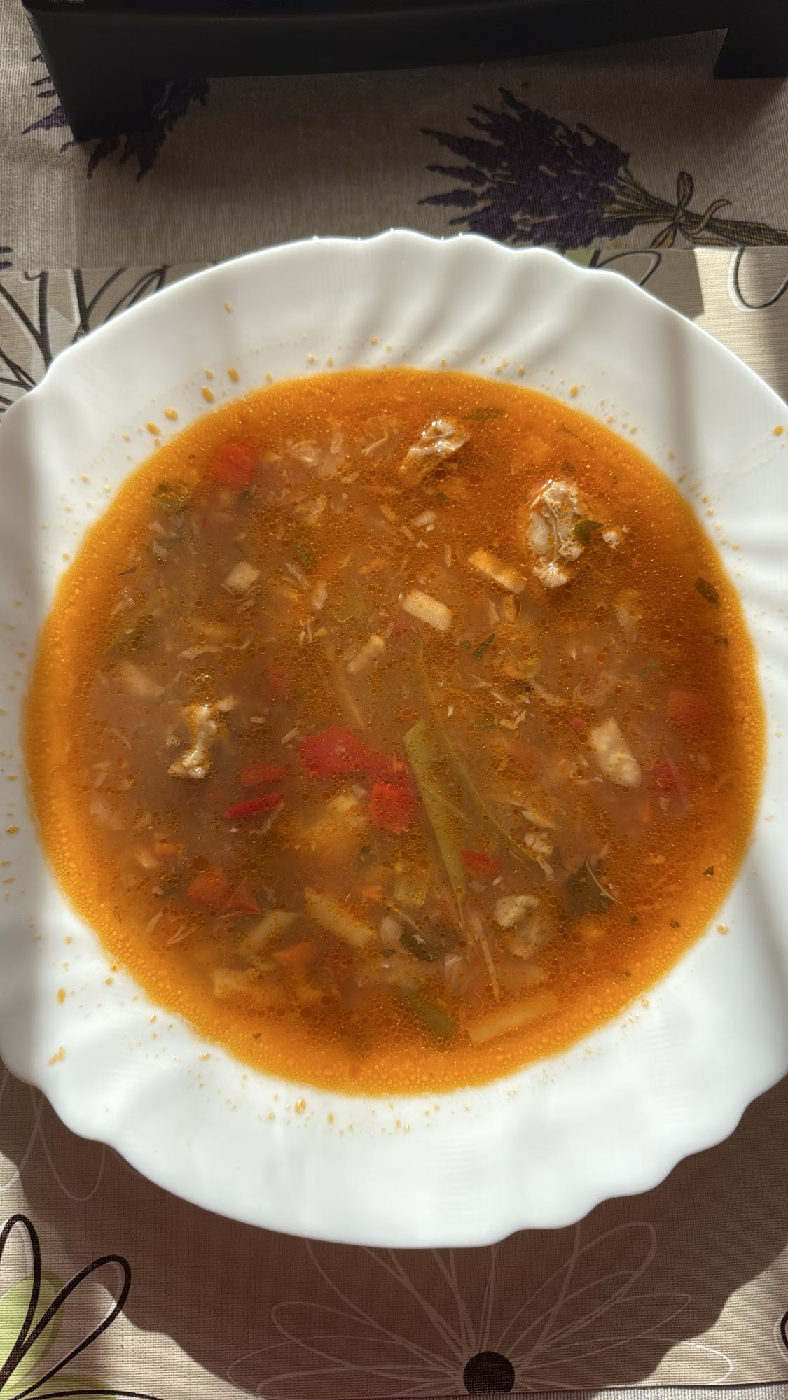 Ciorbă de legume cu carne