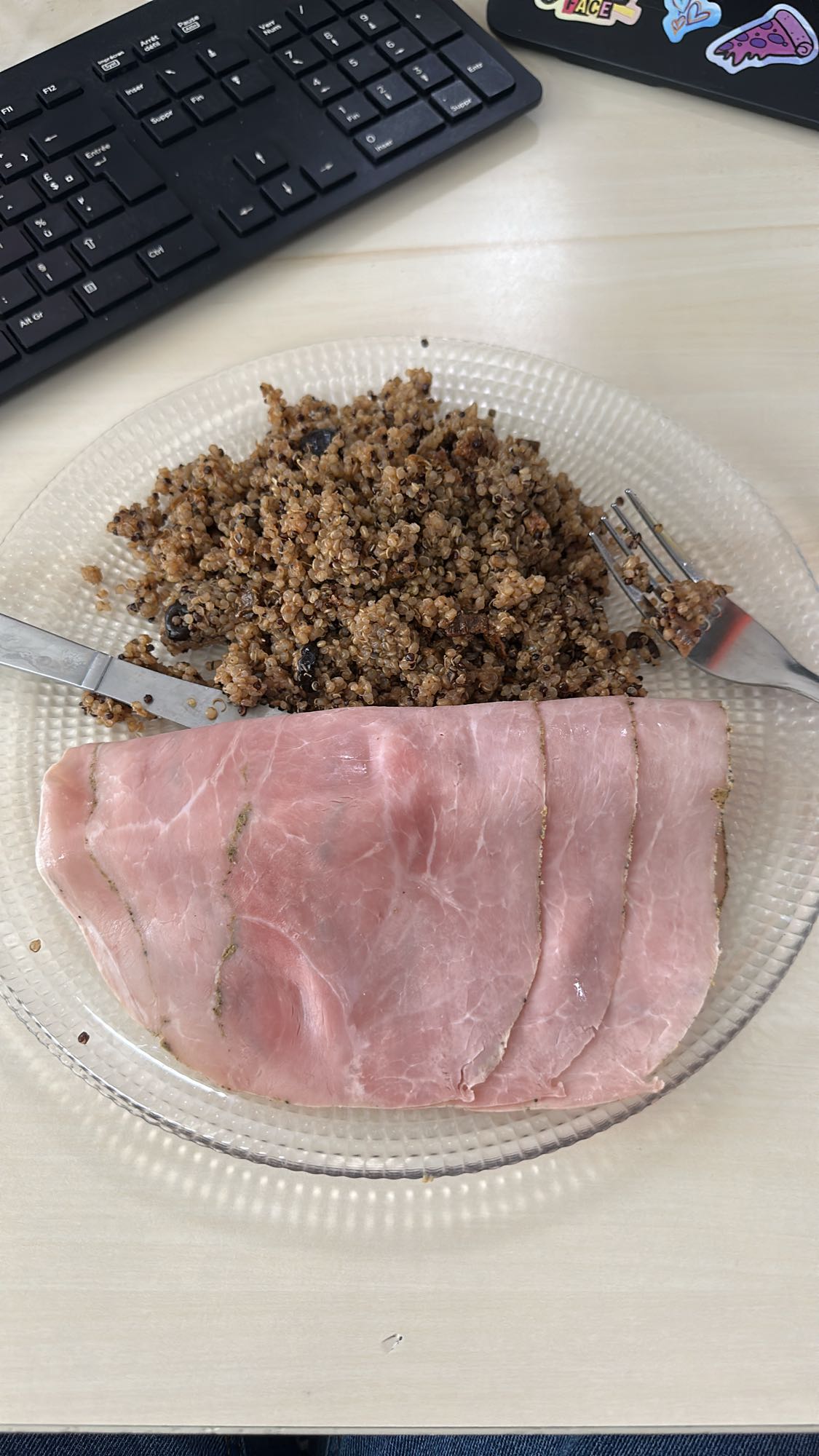 Jambon et quinoa