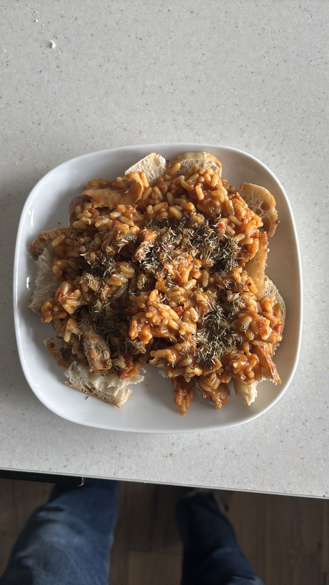 Risotto på brød