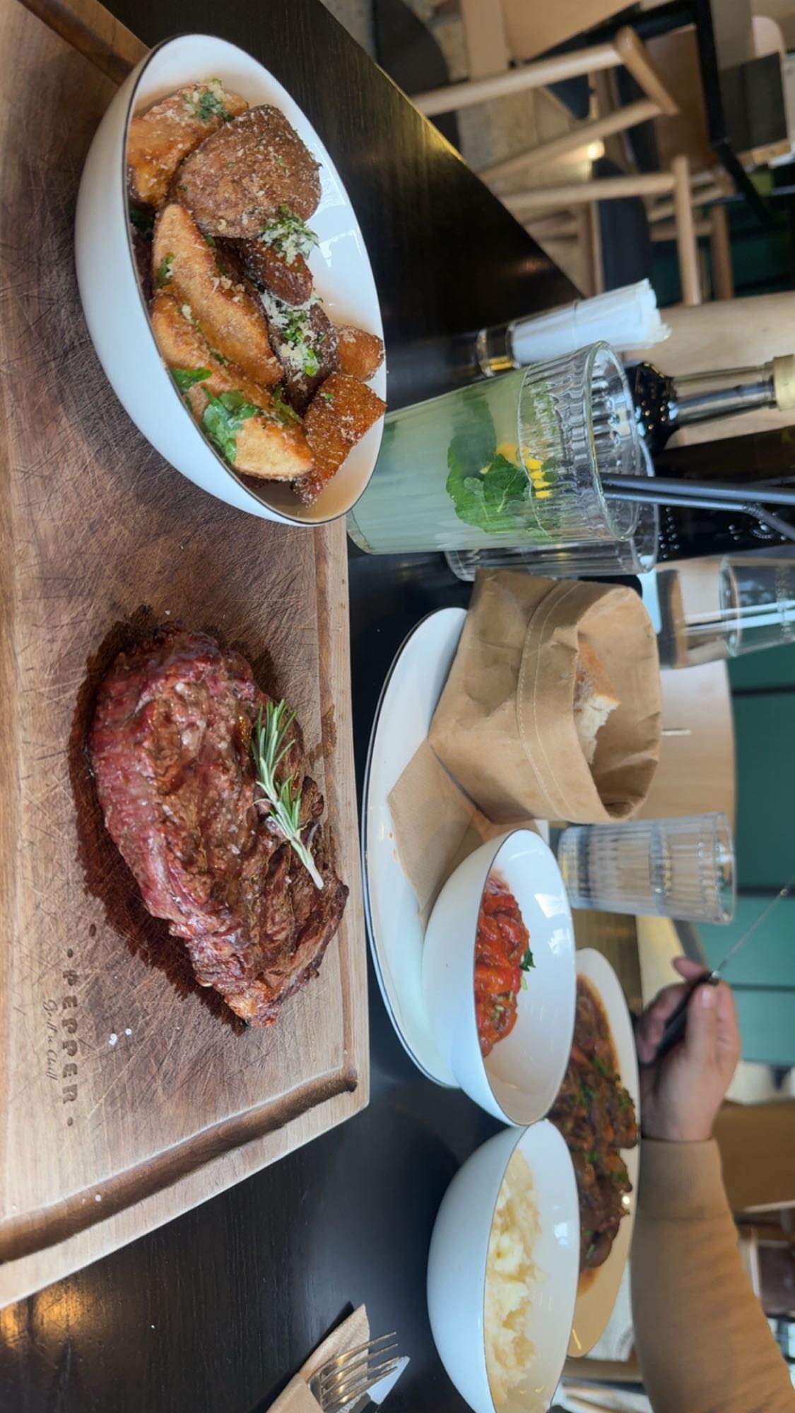 Friptură cu garnituri