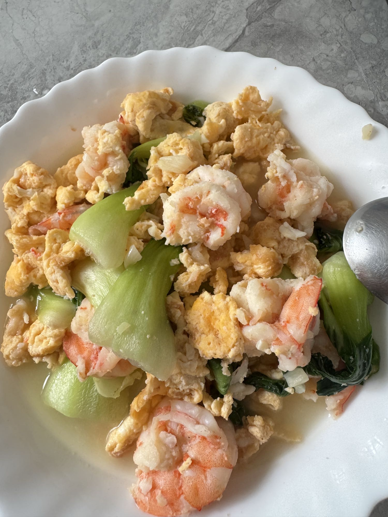 Shrimp Egg Stir Fry