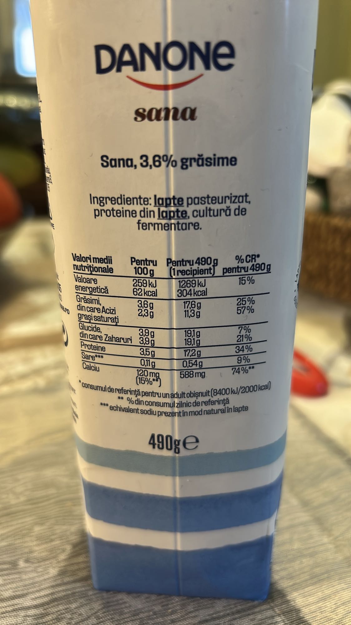 Sana Danone 3,6% grasime