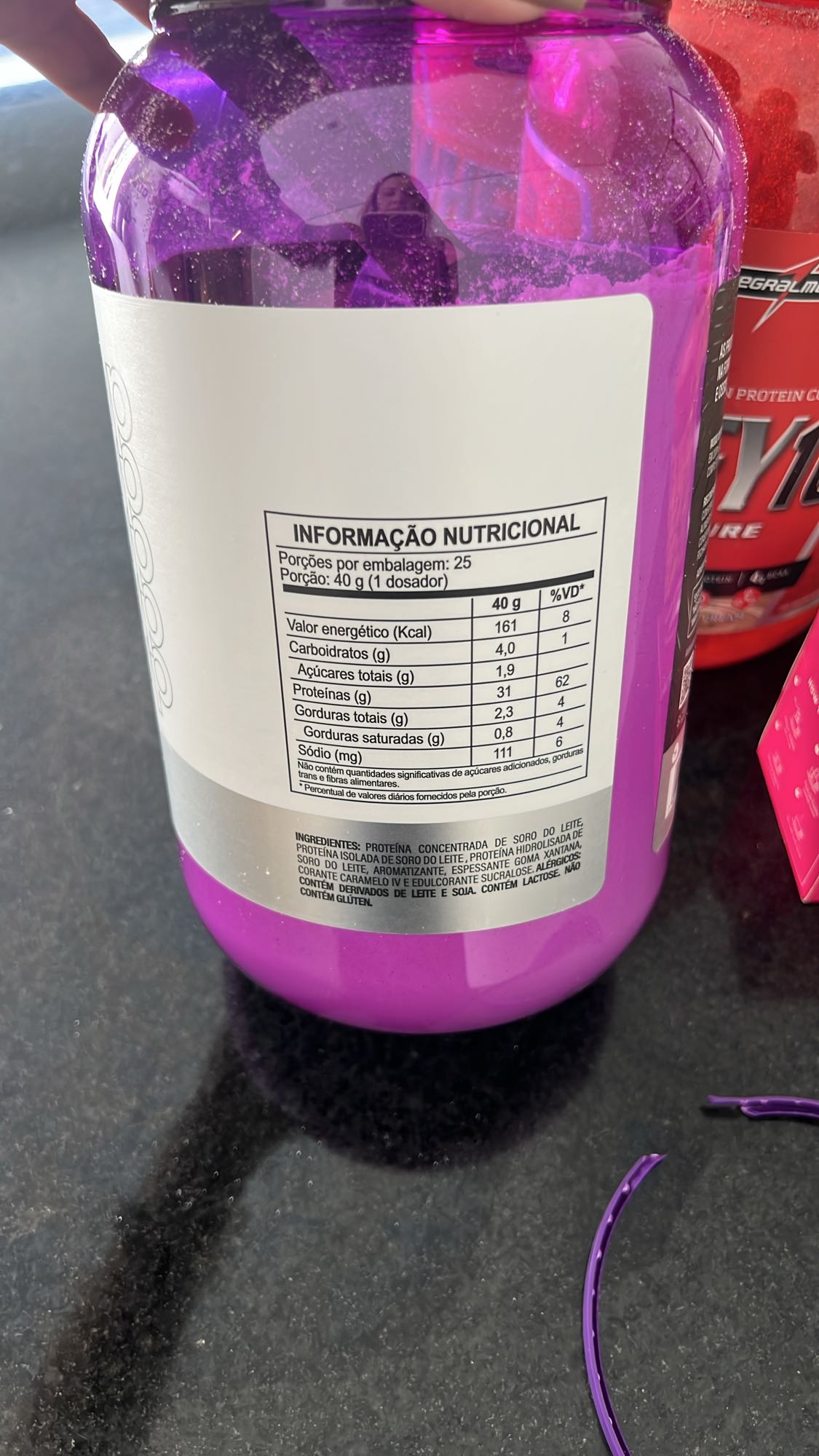 Shake de proteína whey