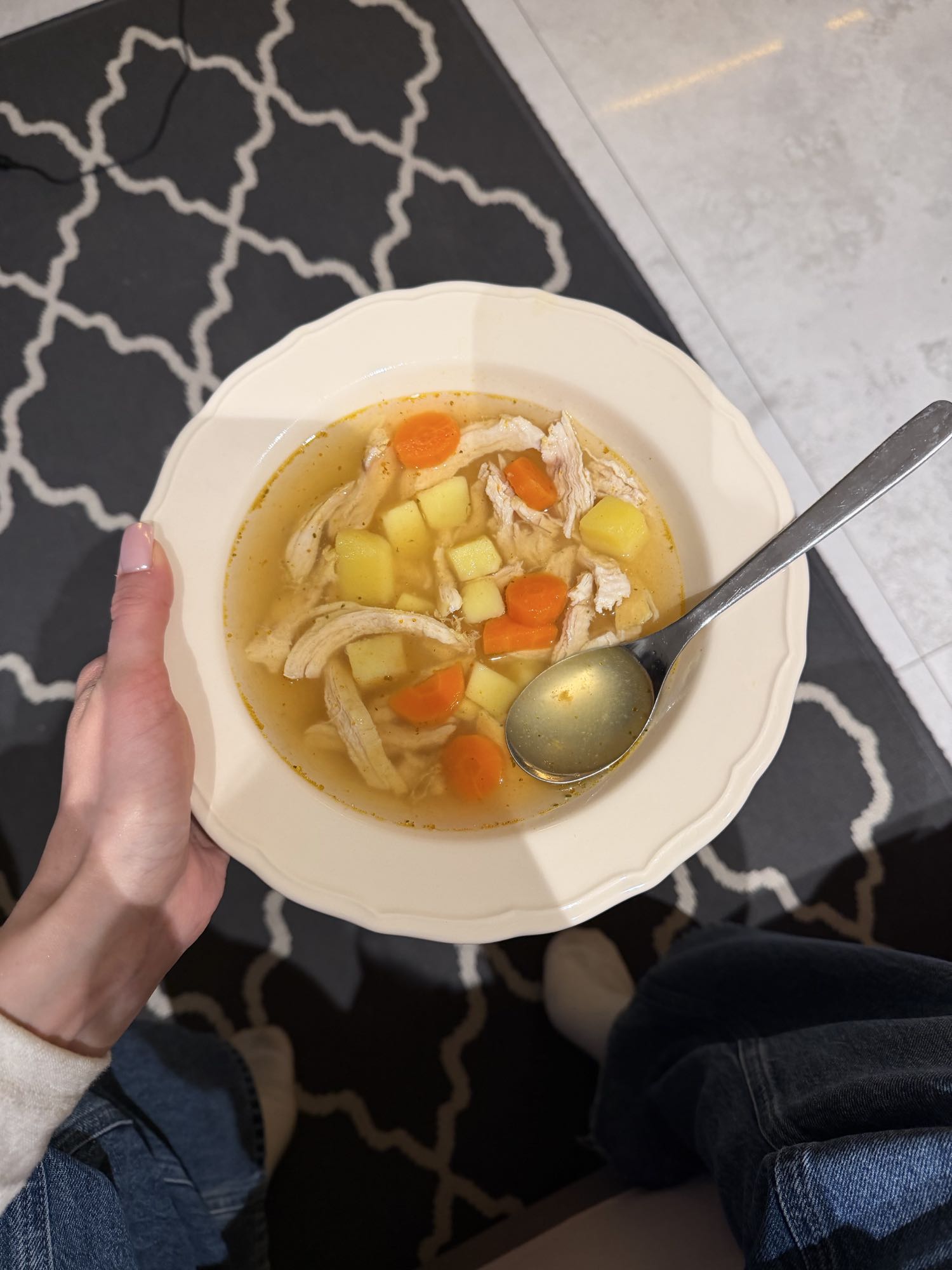 Куриный суп с овощами