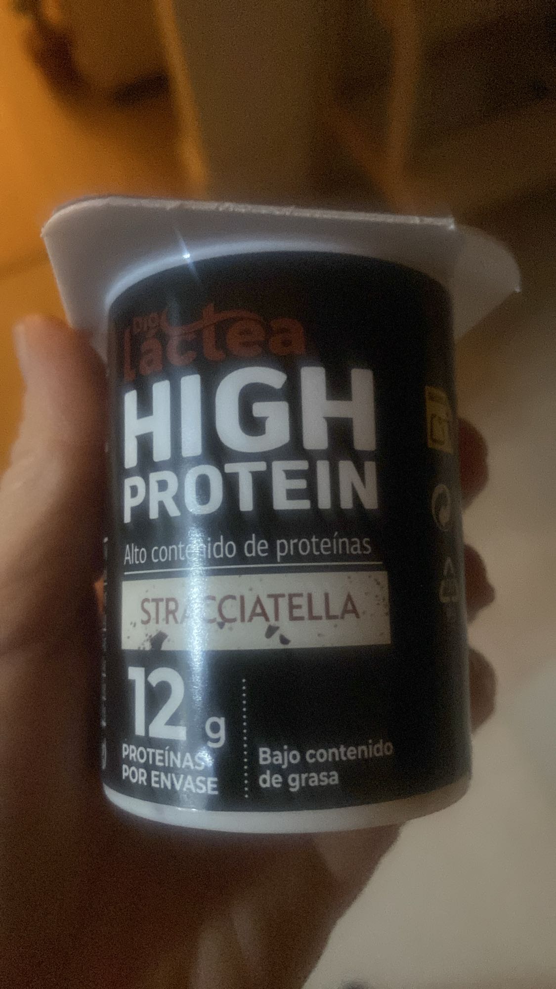 Iaurt stracciatella proteic