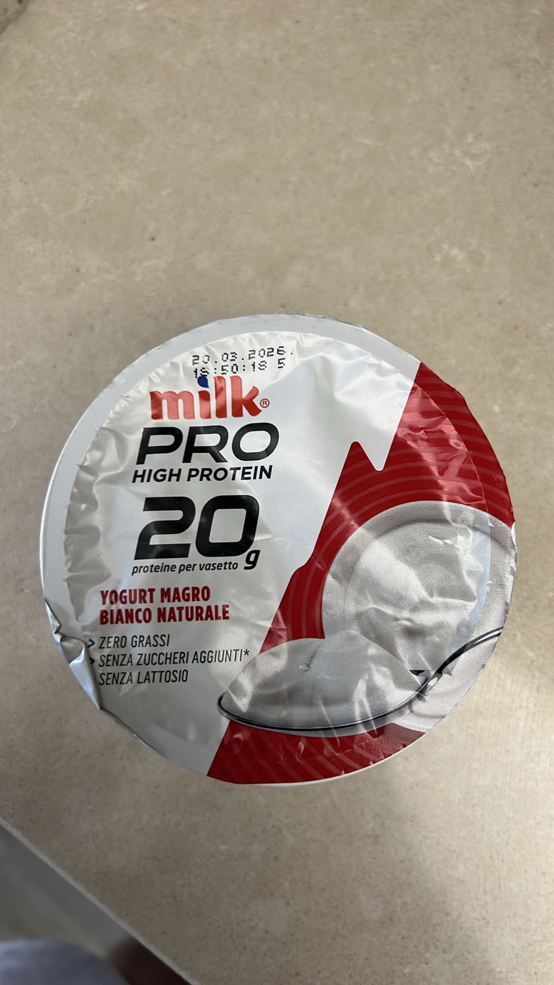 Yogurt magro proteico