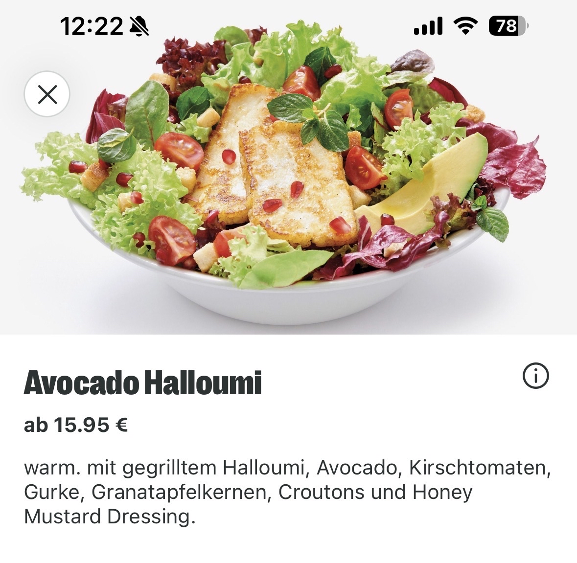 Avocado Halloumi Salat