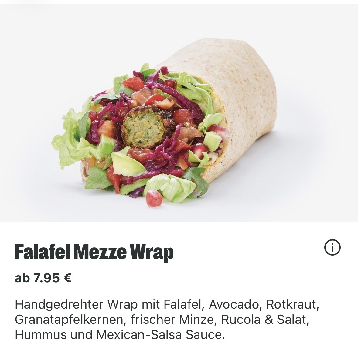 Falafel Mezze Wrap