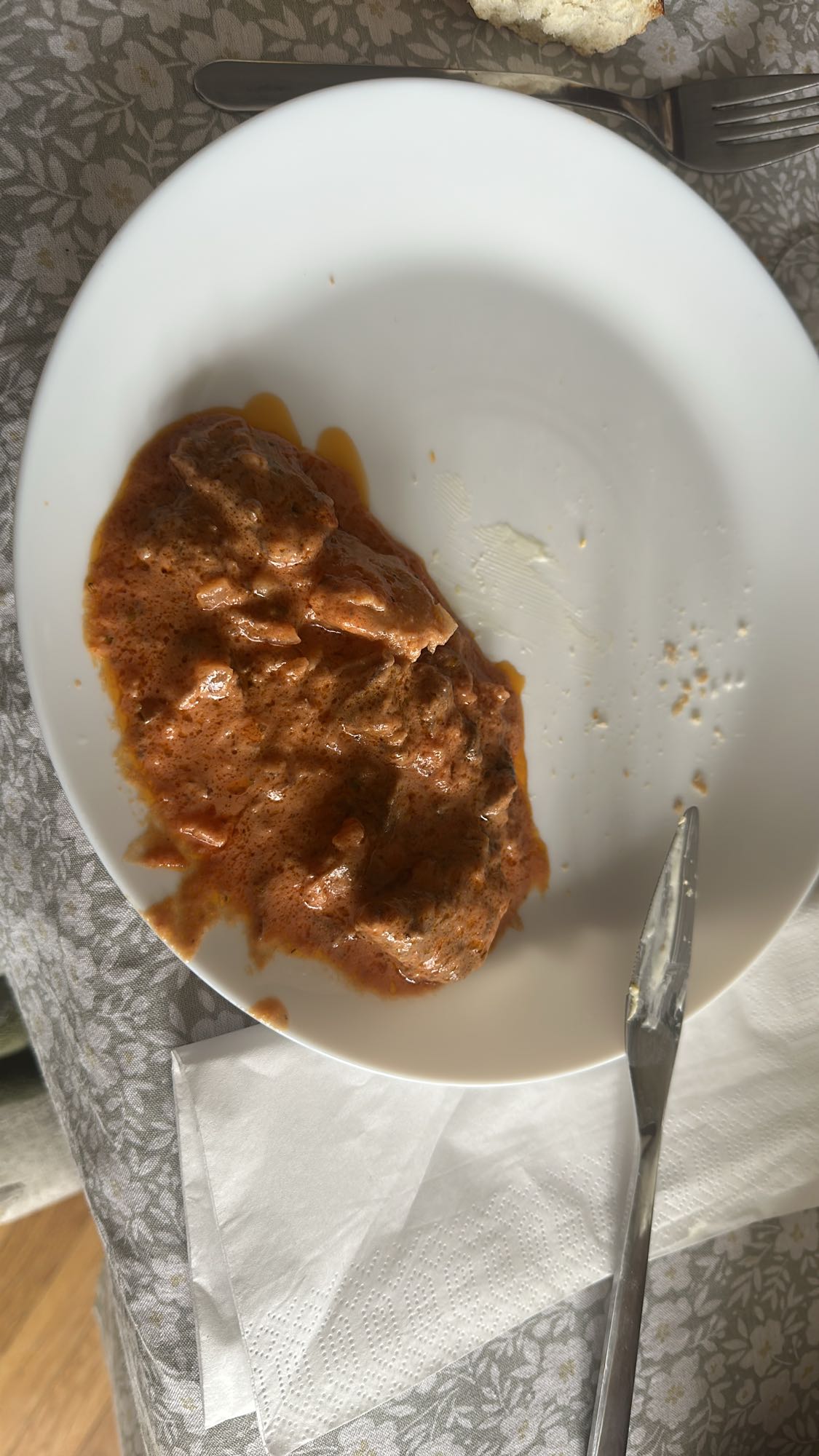 Creamy chicken curry