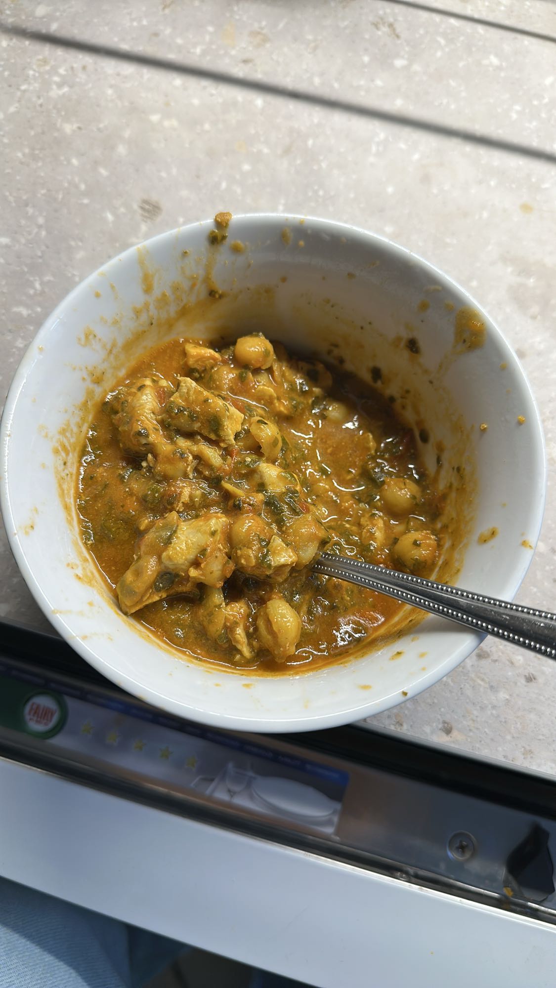 Kikärtsgryta med kyckling