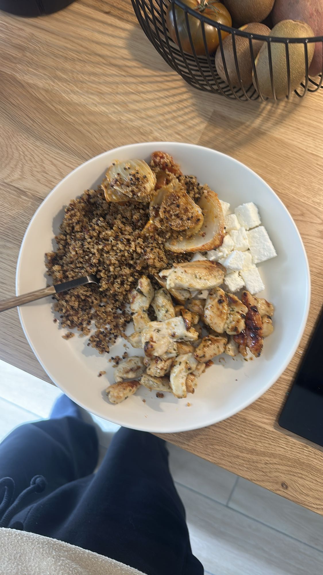 Poulet quinoa feta
