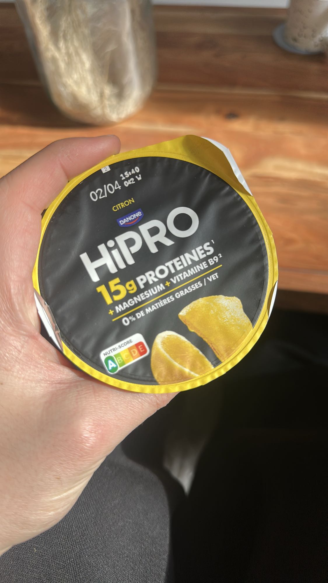 Yaourt HiPRO citron