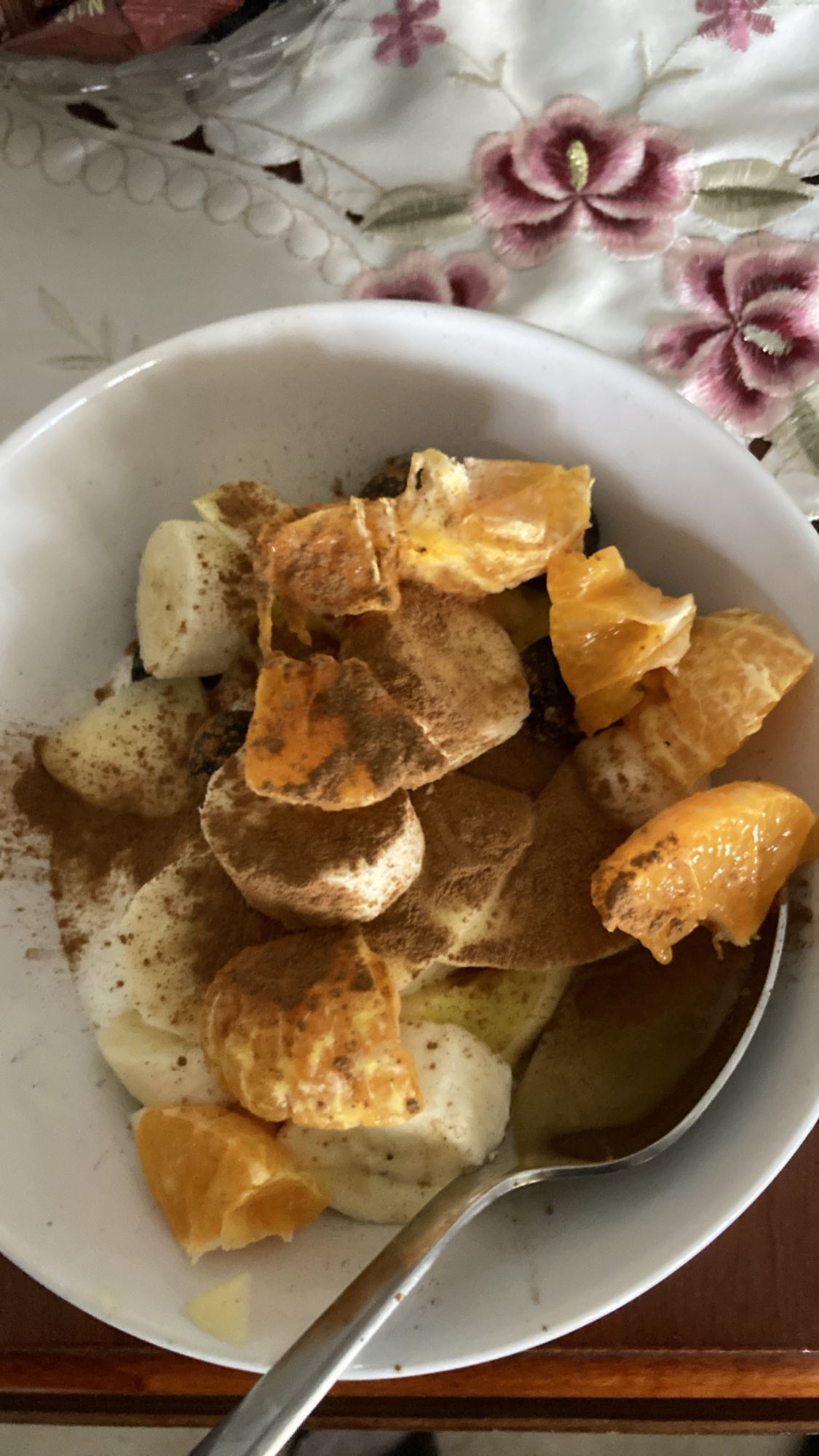 Fruktsallad med kanel