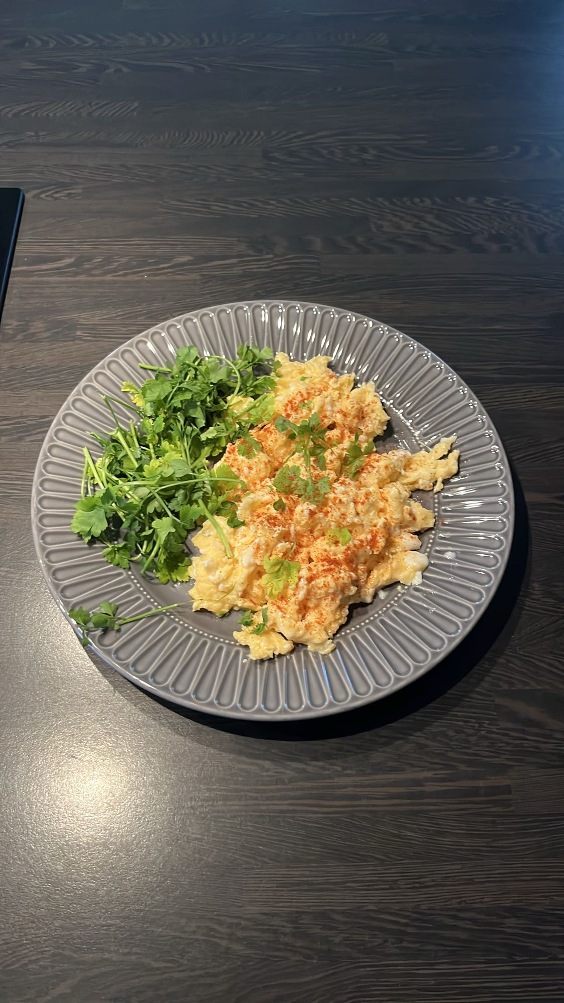 Äggröra med koriander