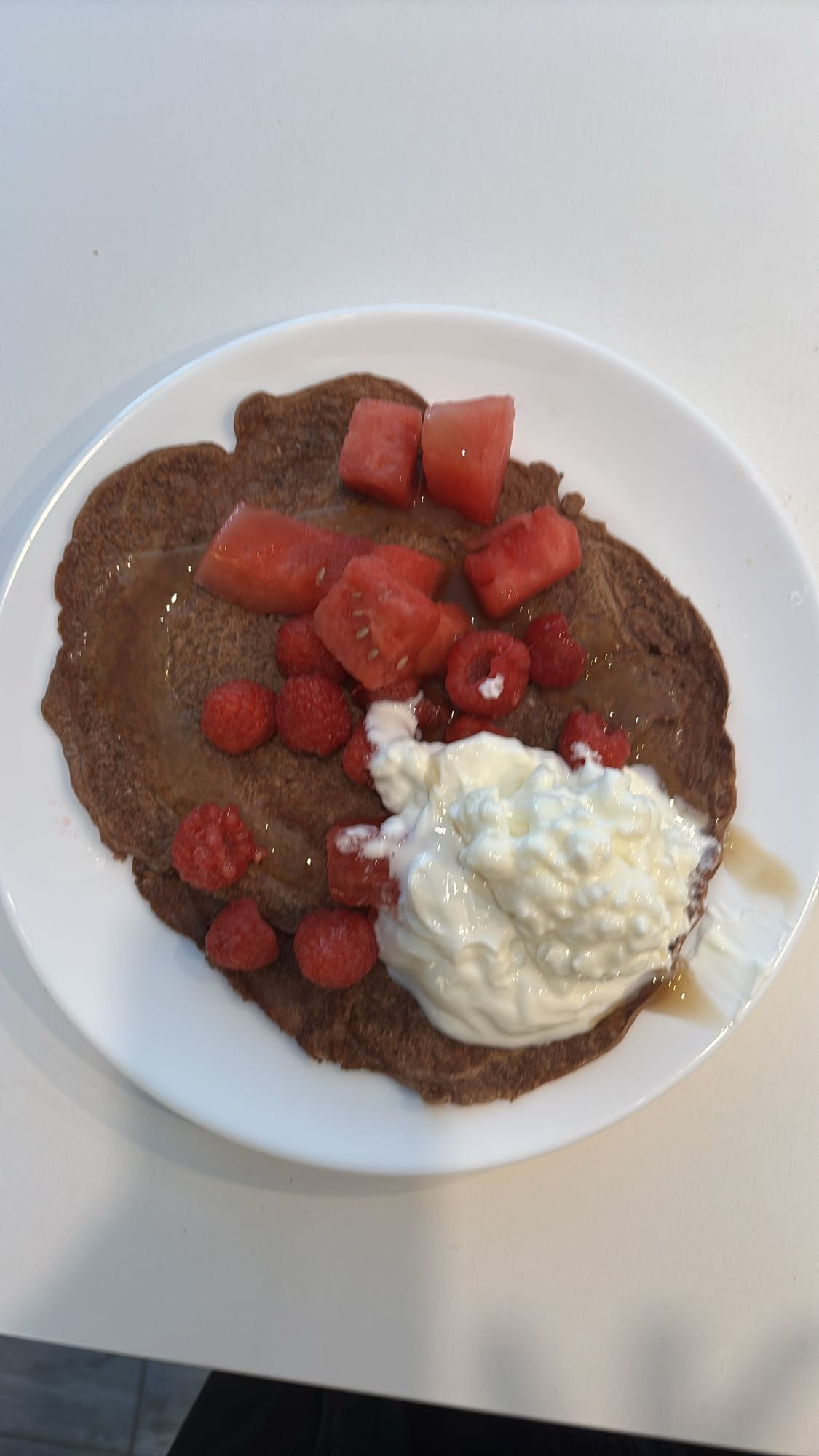 Crêpe cacao fruits fromage