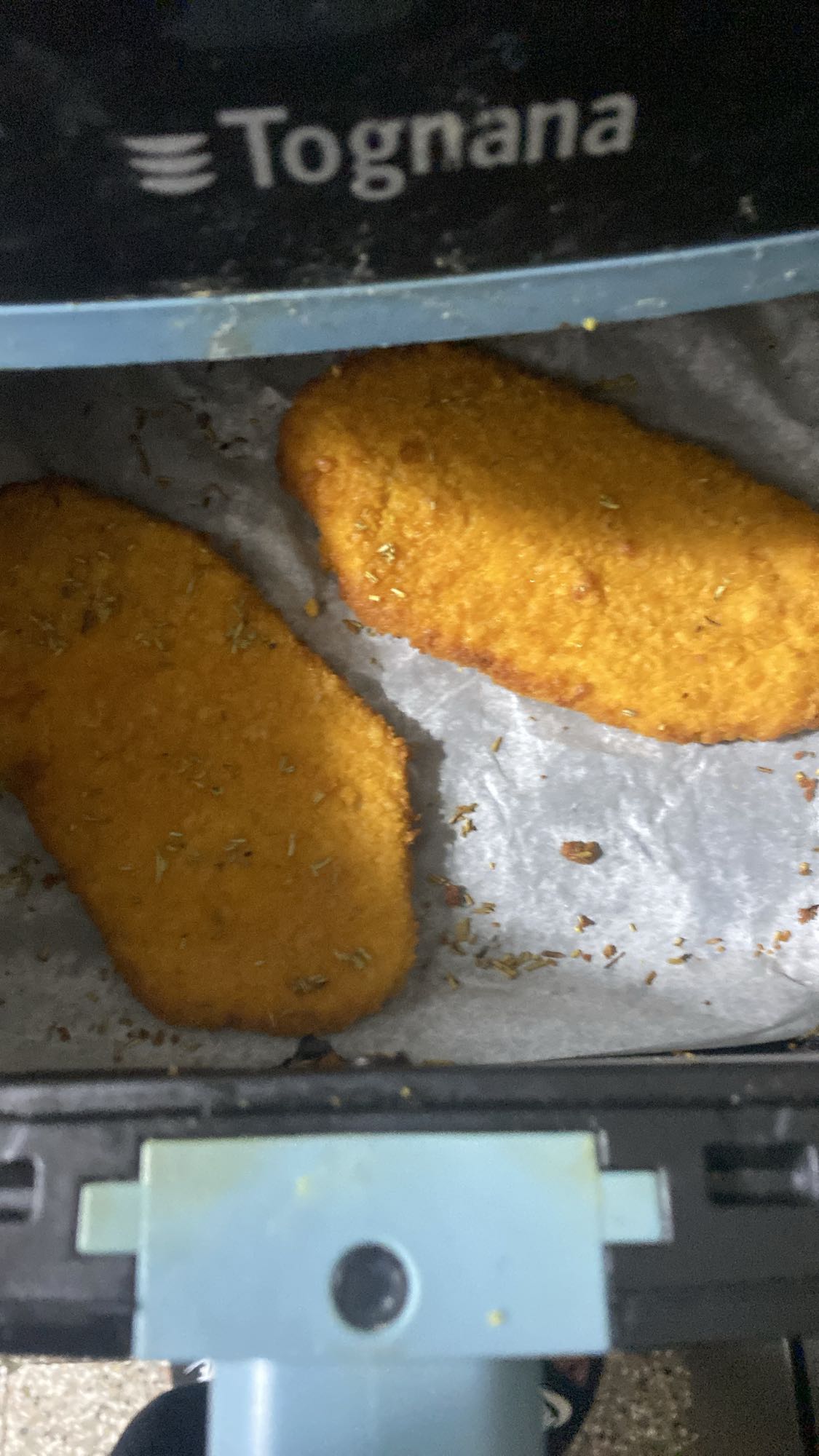 Pollo impanato airfryer