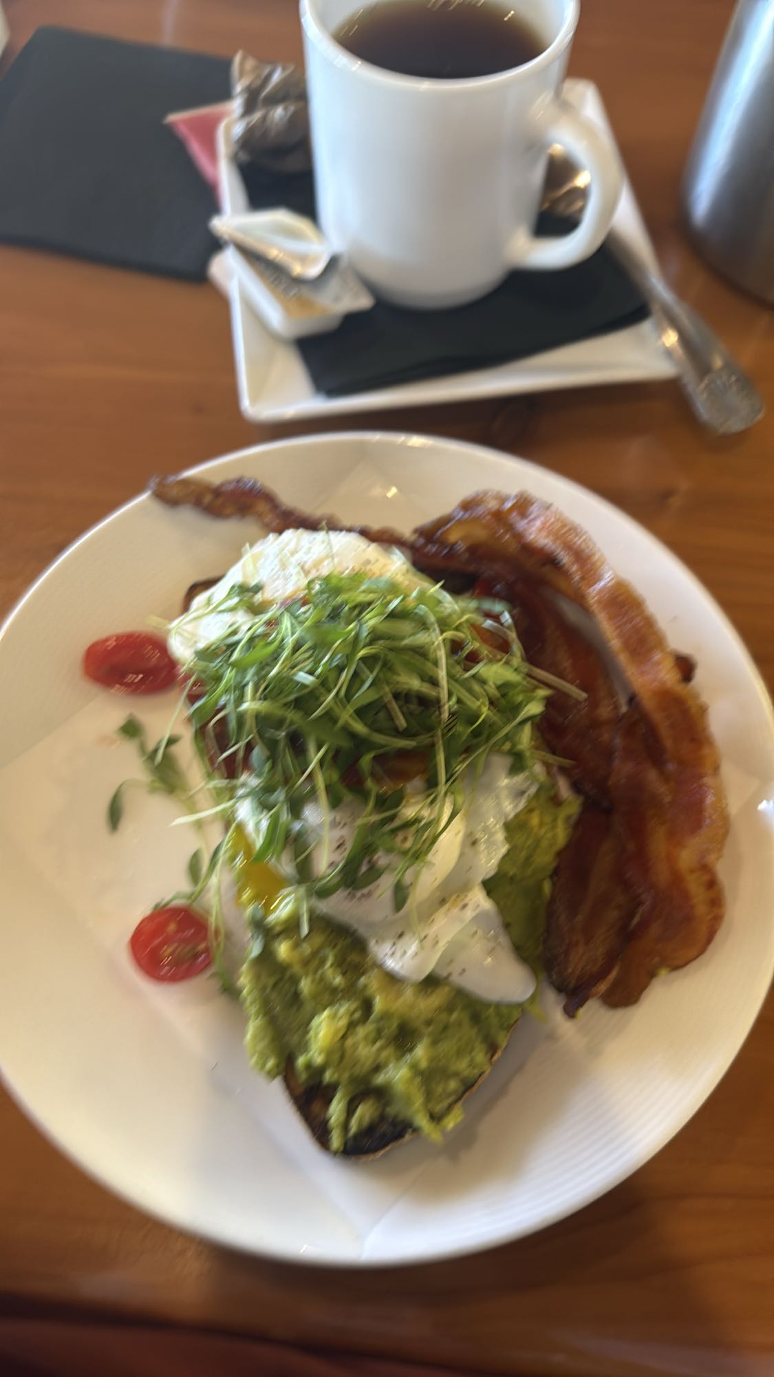 Avocado Toast with Bacon