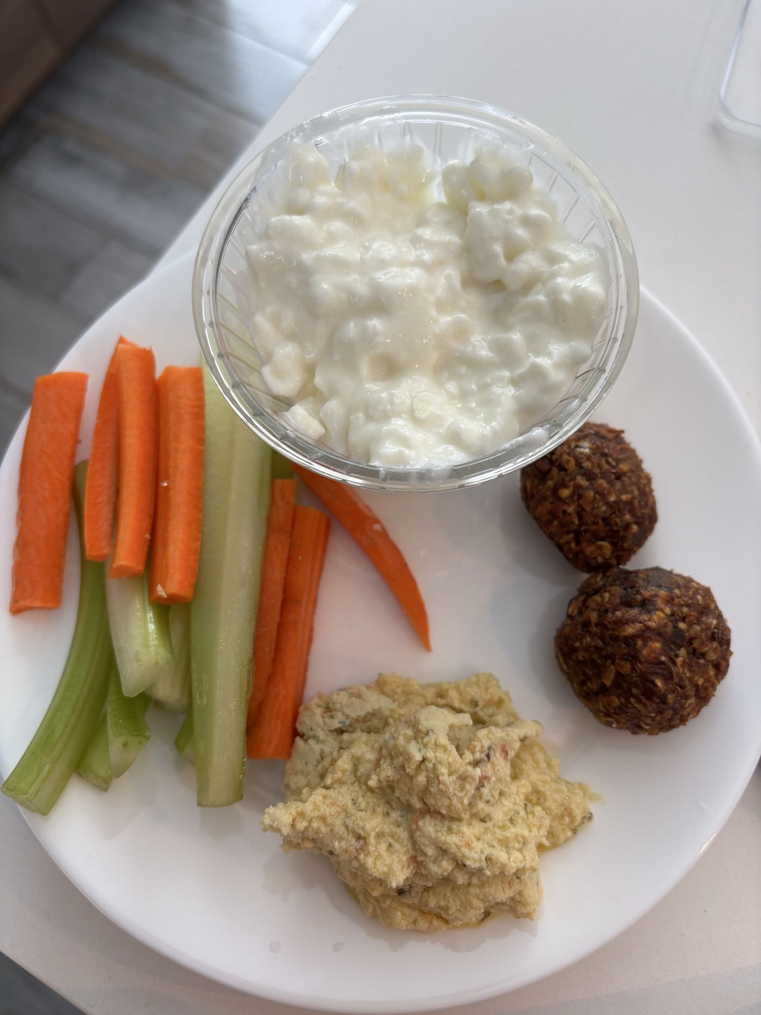 Assiette collation saine