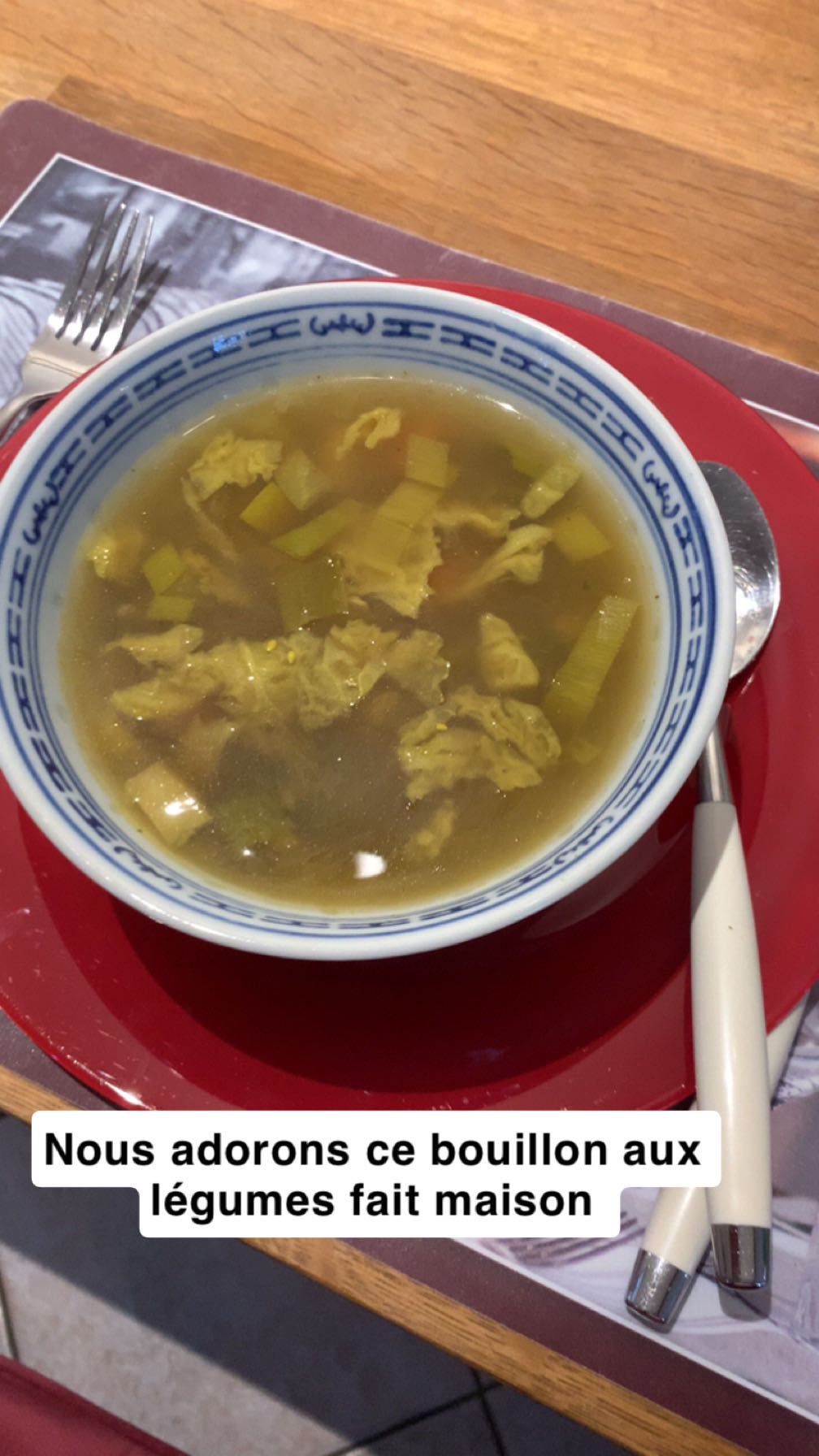 Bouillon légumes maison