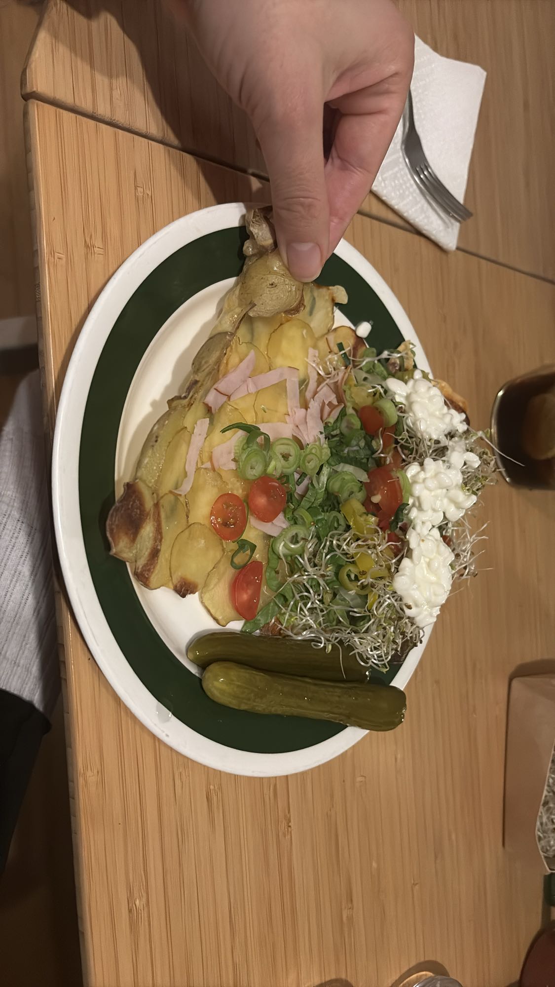 Potatispannkaka med grönsaker