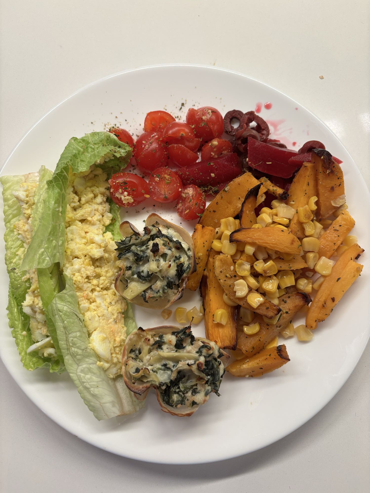 Assiette déjeuner variée