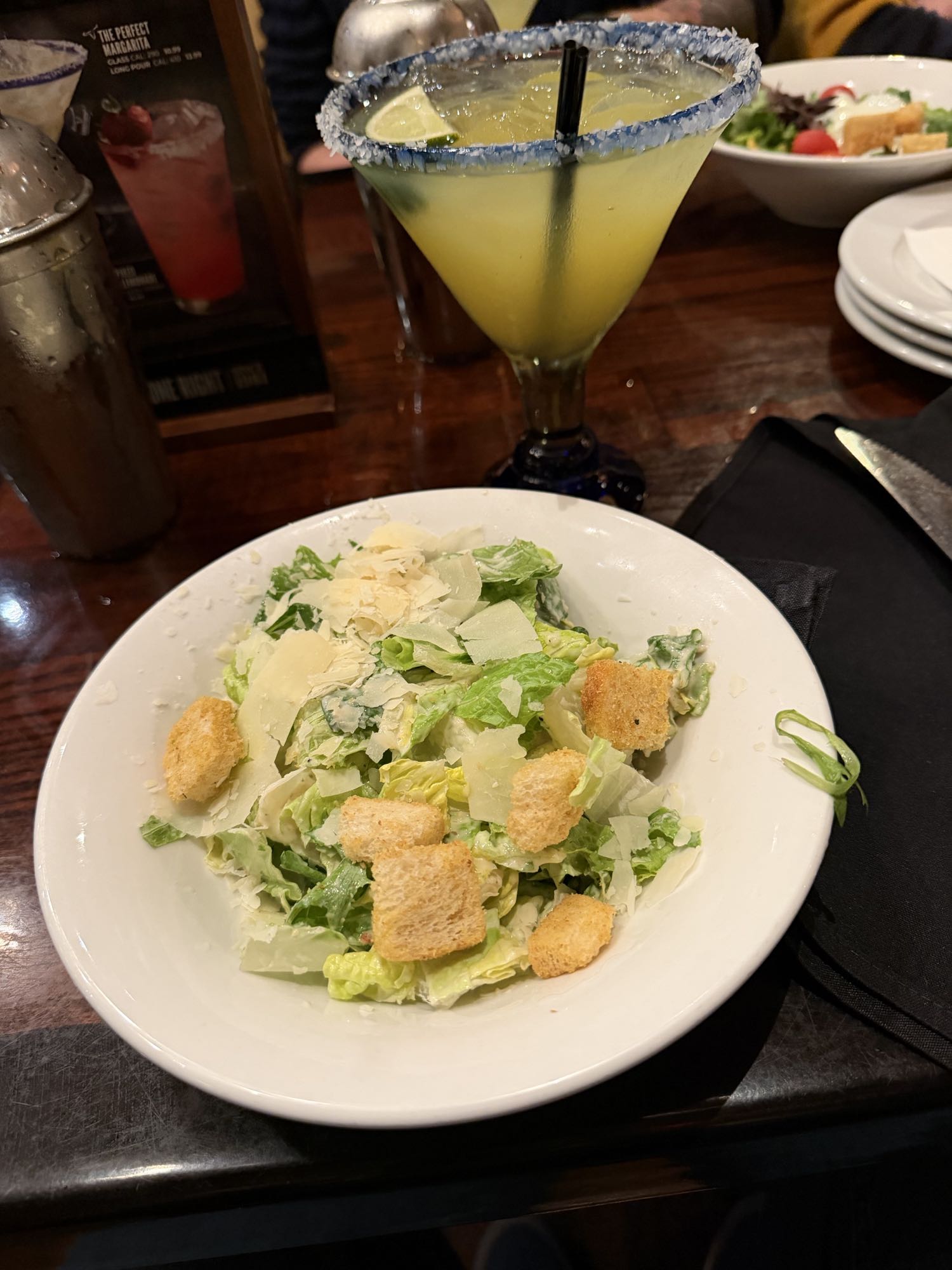 Caesar Salad & Margarita