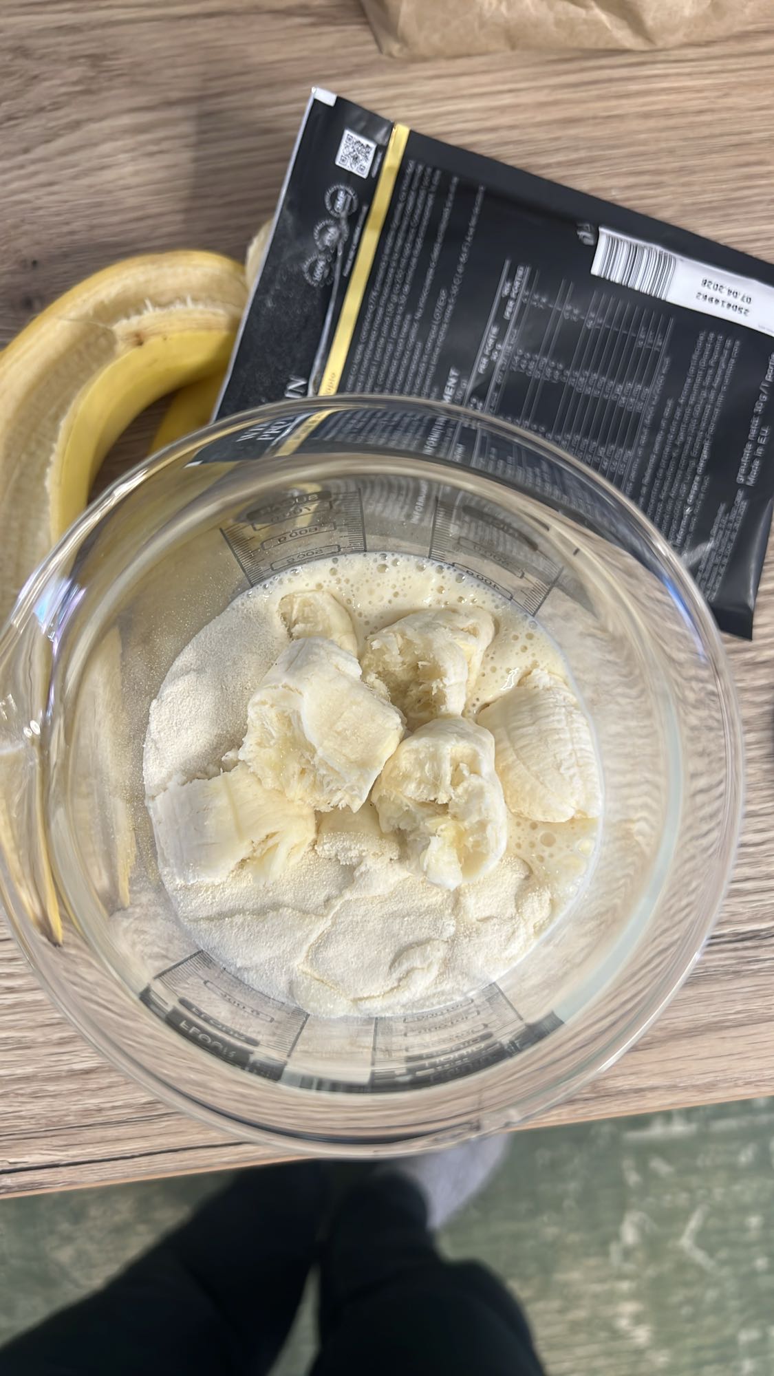 Shake proteic cu banane